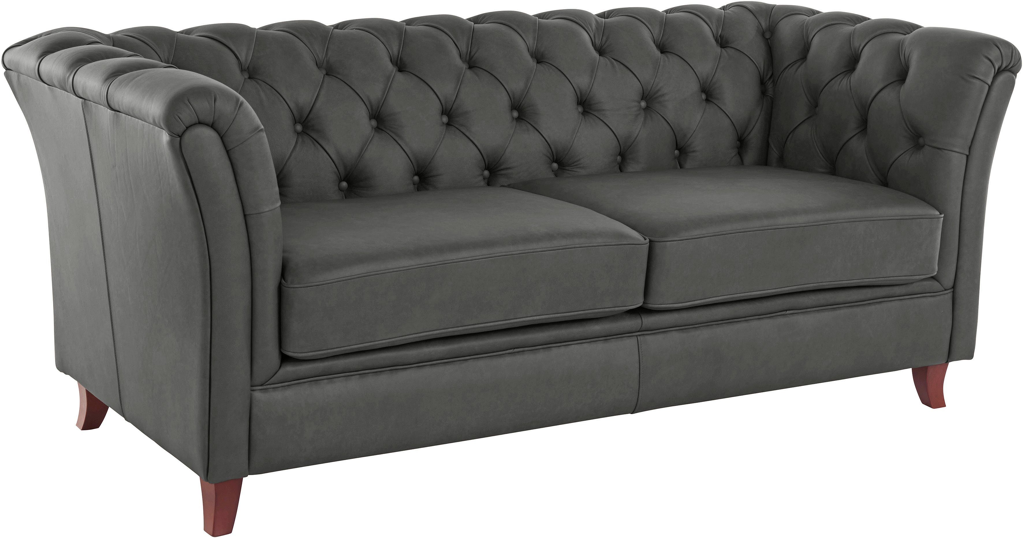 Home affaire Chesterfield-Sofa Reims, mit echter Chesterfield-Knopfheftung, hochwertige Verarbeitung