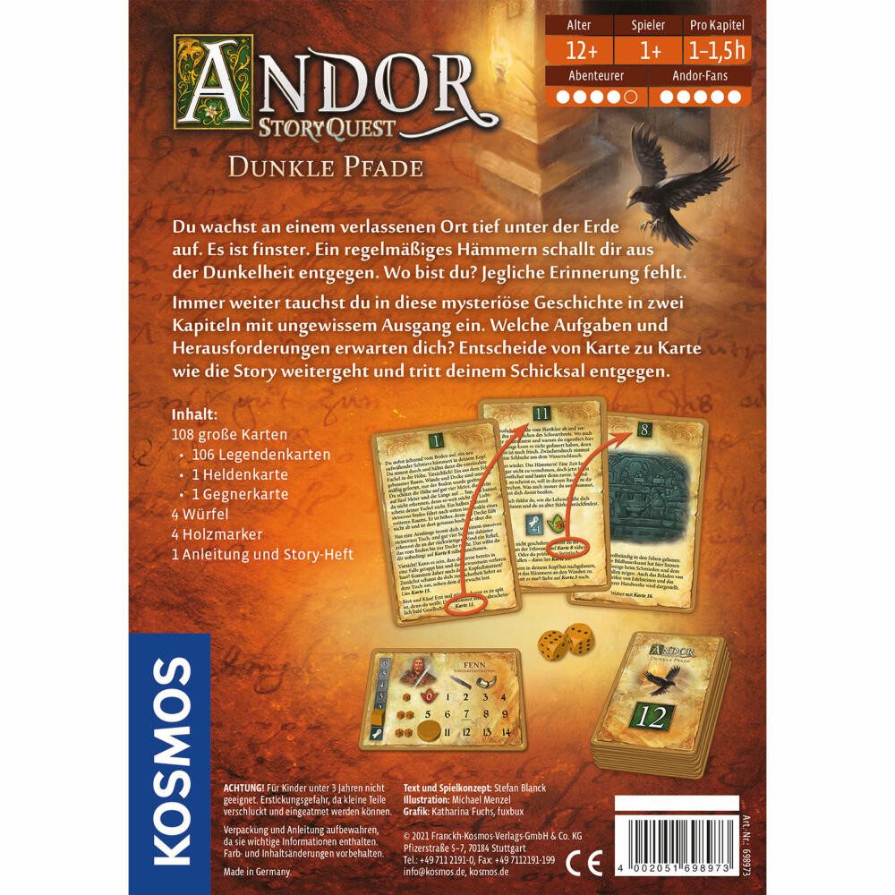 Kosmos Spiel Andor StoryQuest Dunkle Pfade