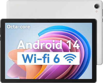 Freeski (1TB TF), Octa-Core 2.0 GHz Mit WiFi 6, Bluetooth 5.0 Tablet (10", 32 GB, Android 14, Widevine L1, 5MP+8MP, 5000mAh, GMS Zertifiziert, OTG, Type-C)