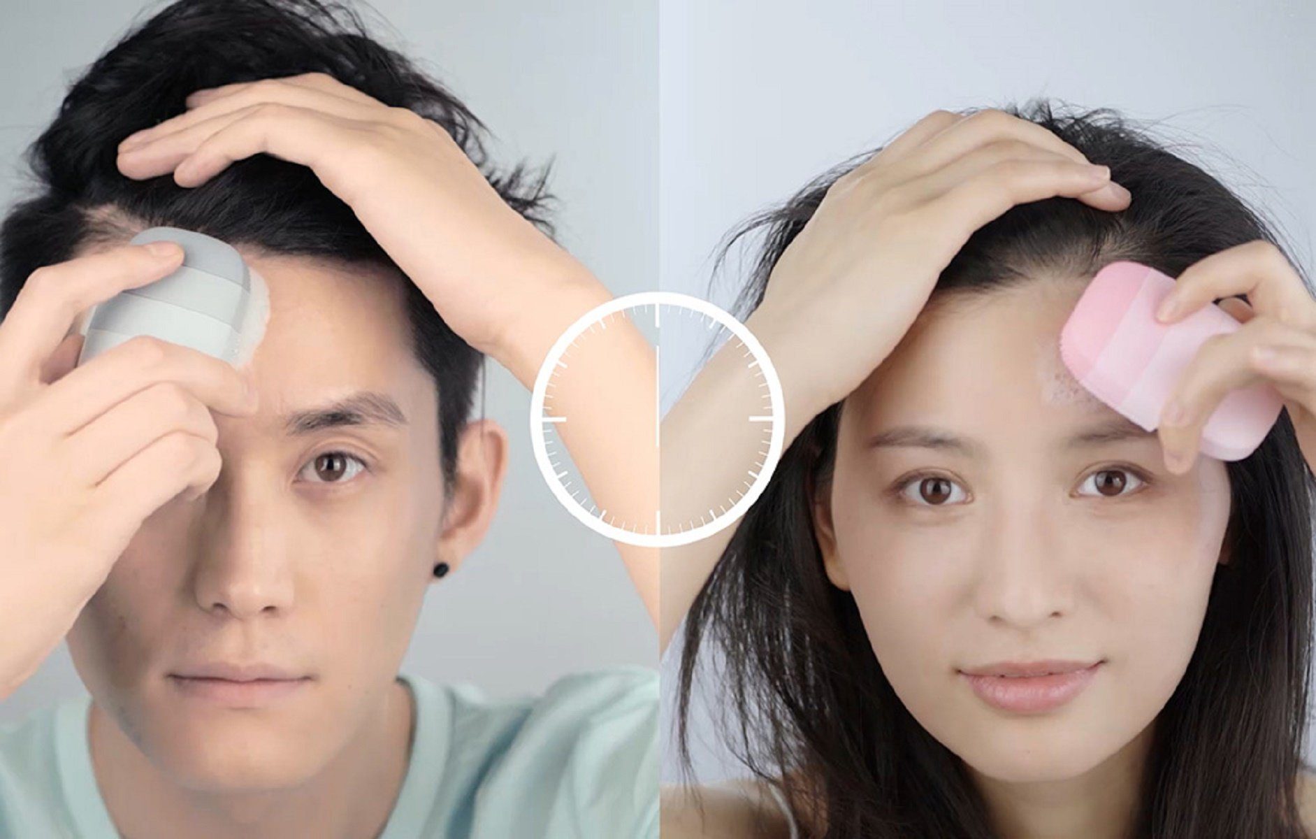 Elektrische Grau Ultraschall-Gesichtsreinigungsbürste inFace MS2000 Gesichtsreinigungsbürste