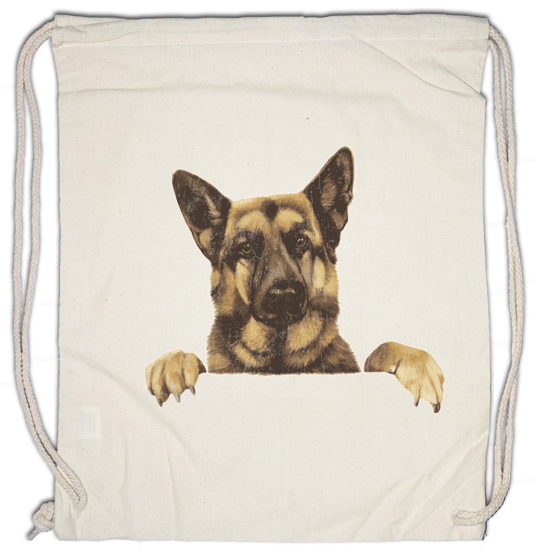 Urban Backwoods Turnbeutel German Shepherd Turnbeutel Deutscher Schäferhund Hund Hunde Dog Dogs (1-tlg), Dawg Liebe Love Halter