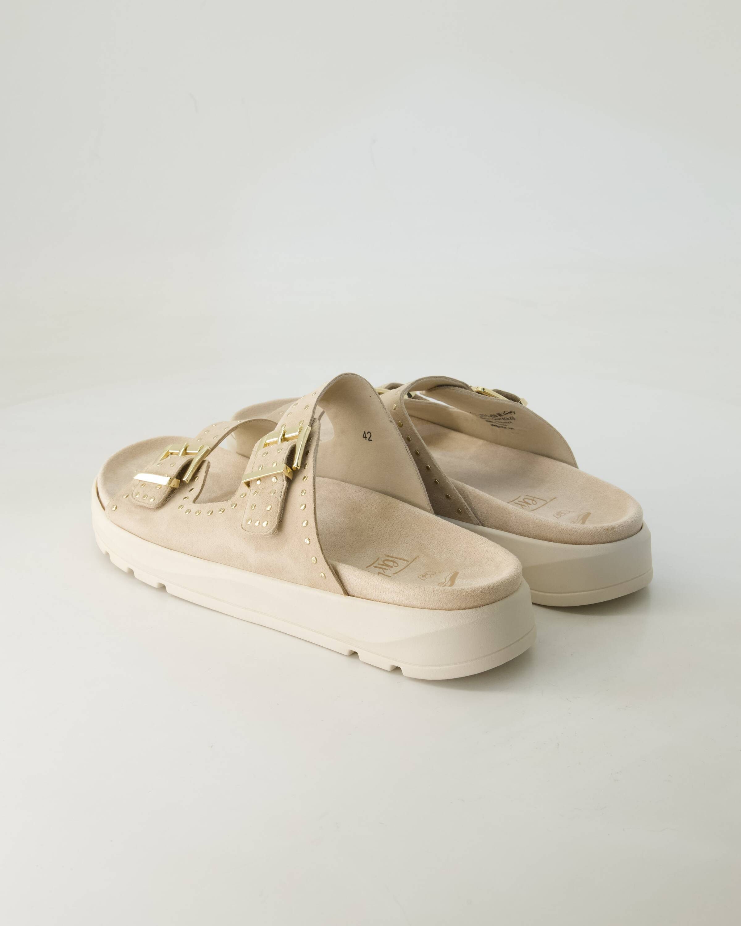 Terry A10 Pantolette Obermaterial: Leder