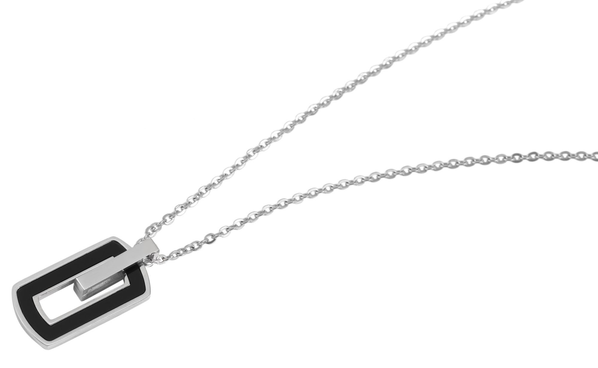 AKZENT Kette mit Anhänger Bale Edelstahl silber Damen wasserfest, Damen Ket günstig online kaufen