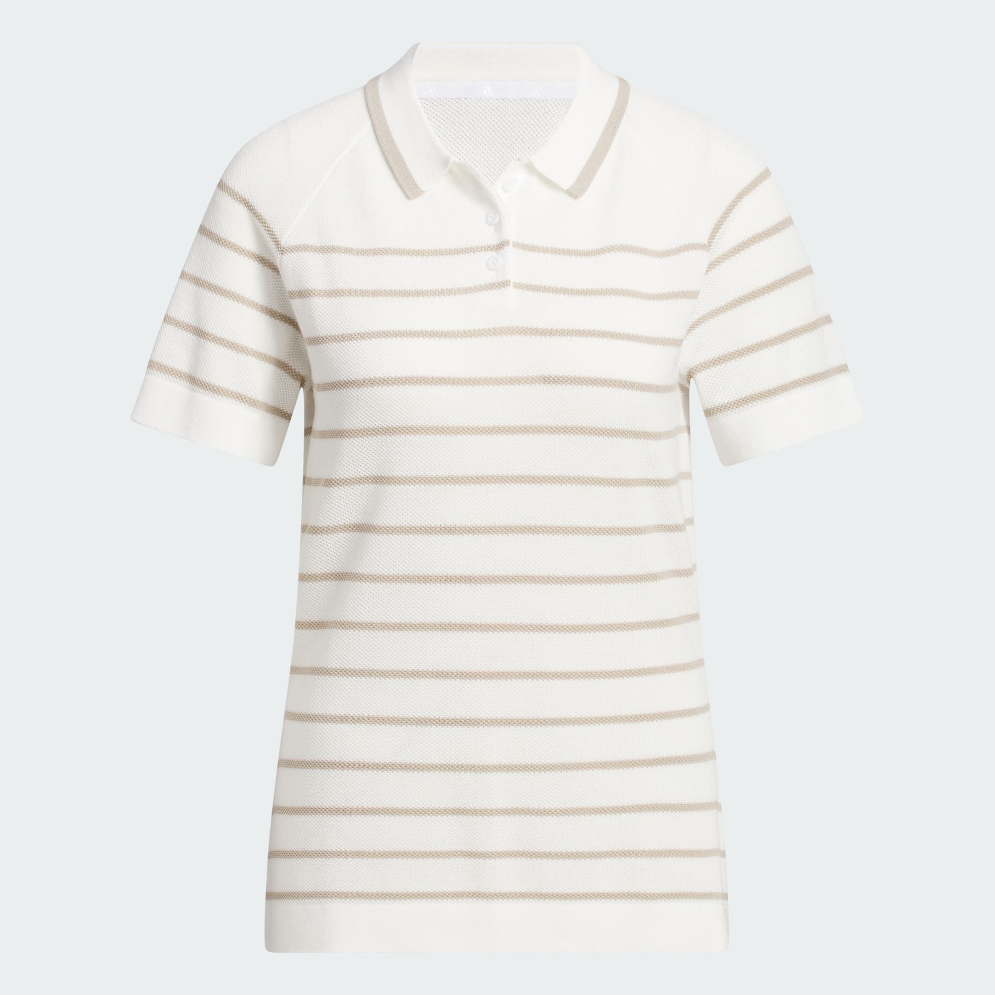 adidas Performance Poloshirt ULTIMATE365+ STRIPE POLOSHIRT, GESTRICKT (1-tlg)