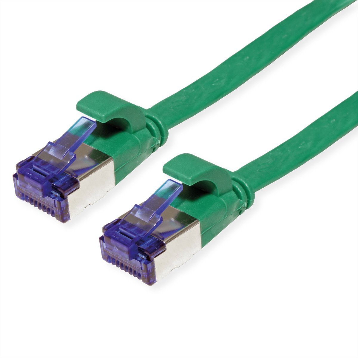 VALUE Patchkabel Cat.6A (Class EA) FTP LAN-Kabel, RJ-45 Männlich (Stecker), RJ-45 Männlich (Stecker) (50.0 cm), extra-flach
