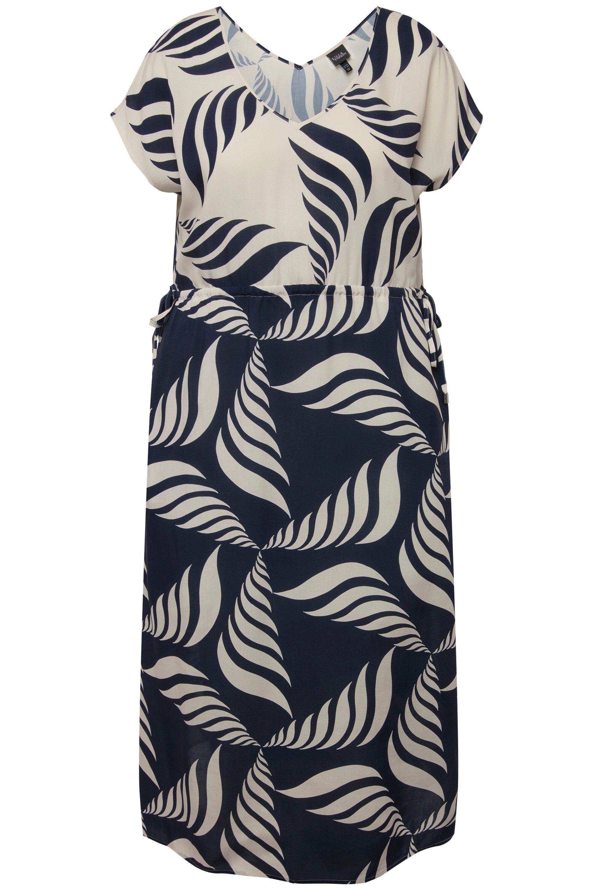 Ulla Popken Maxikleid Maxikleid grafischer Druck günstig online kaufen
