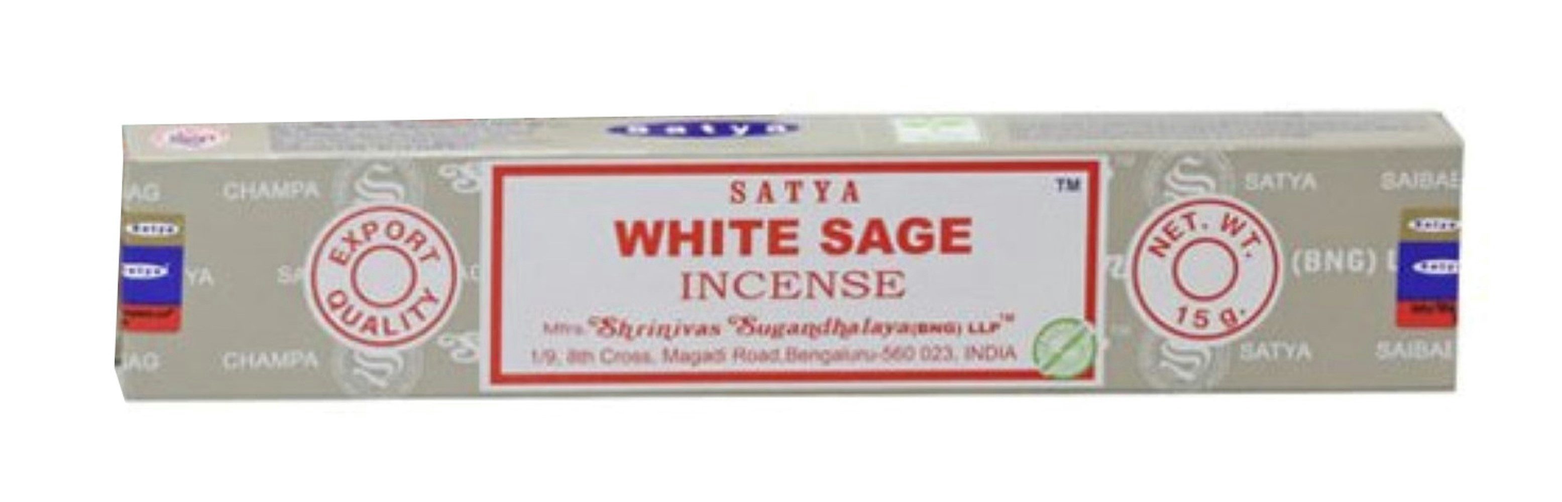 Satya Incense Räucherstäbchen Satya Sai Baba "White Sage" 15gr