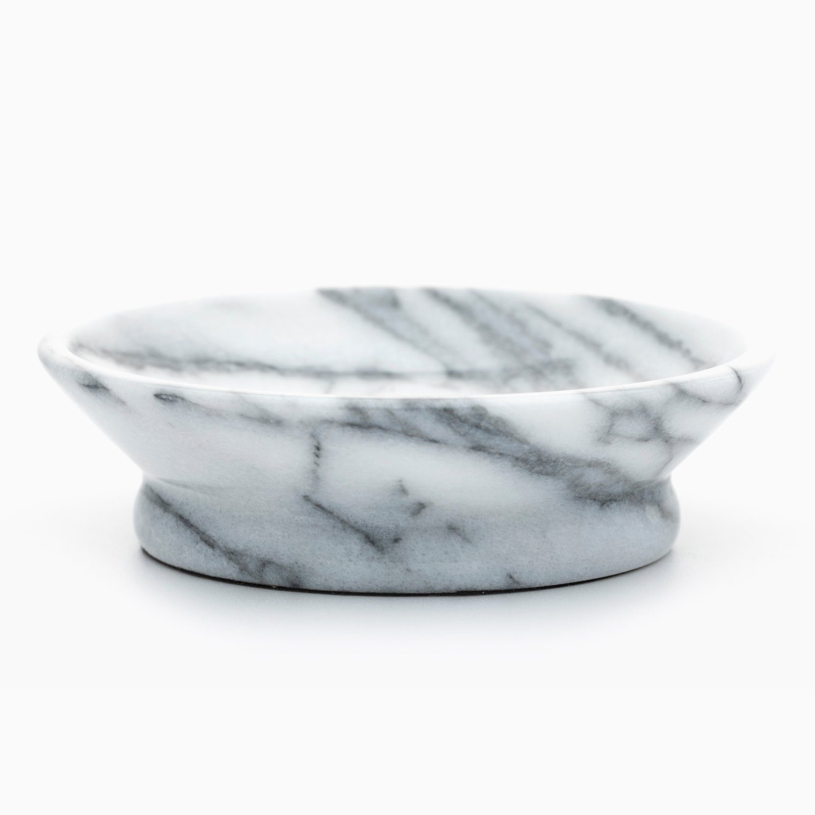 houseproud Seifenablage Gloss Marble Seifenschale, Ø 13 cm