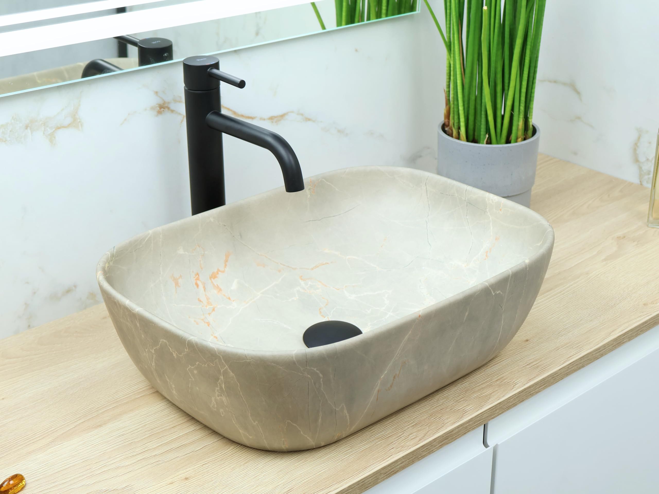 GTM Design Aufsatzwaschbecken LIVIA Modern Waschbeckenm günstig online kaufen