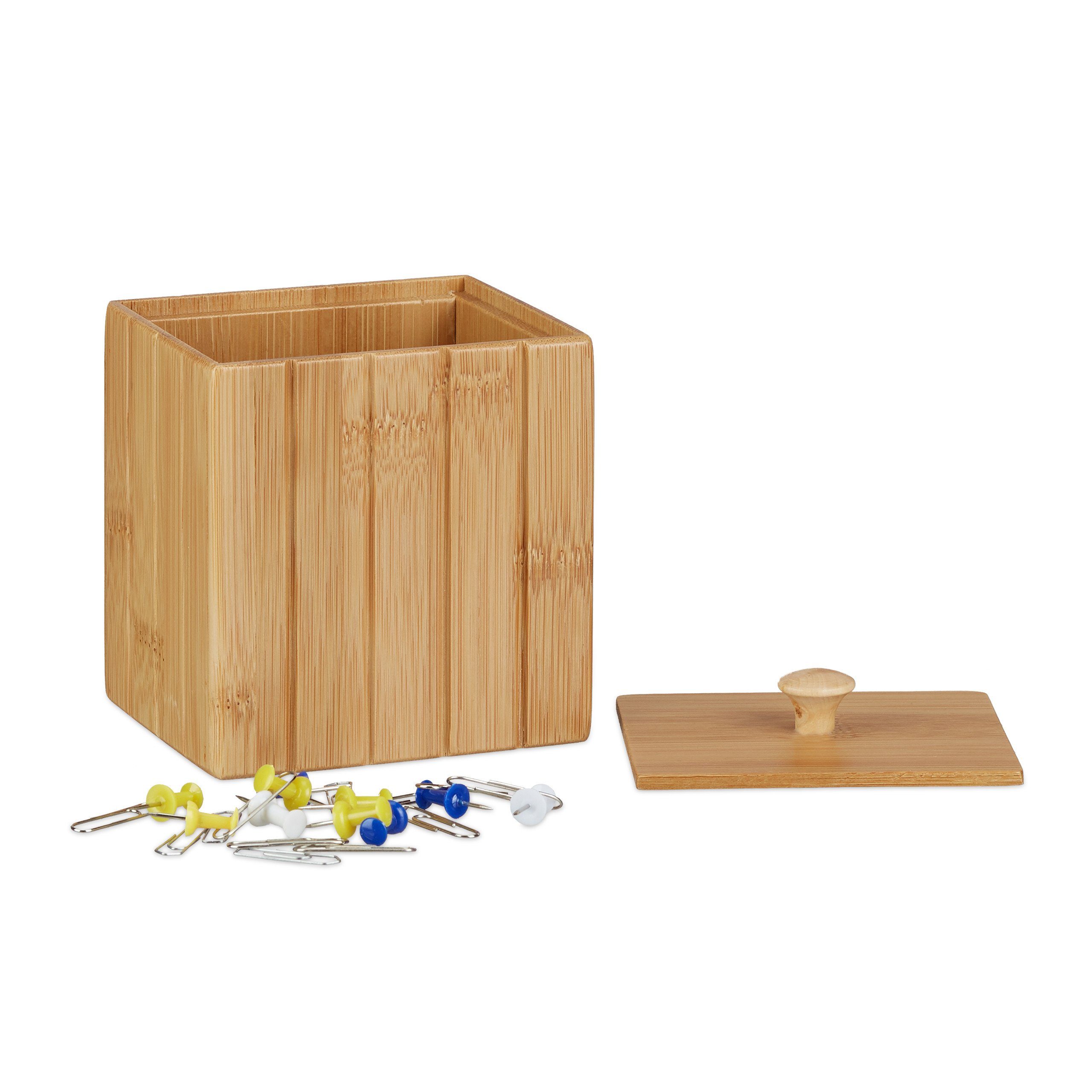 relaxdays Aufbewahrungsbox mit Deckel günstig online kaufen