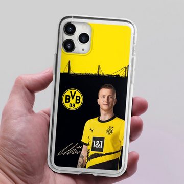 DeinDesign Handyhülle Borussia Dortmund Marco Reus BVB Marco Reus 23/24, Apple iPhone 11 Pro Max Silikon Hülle Bumper Case Handy Schutzhülle