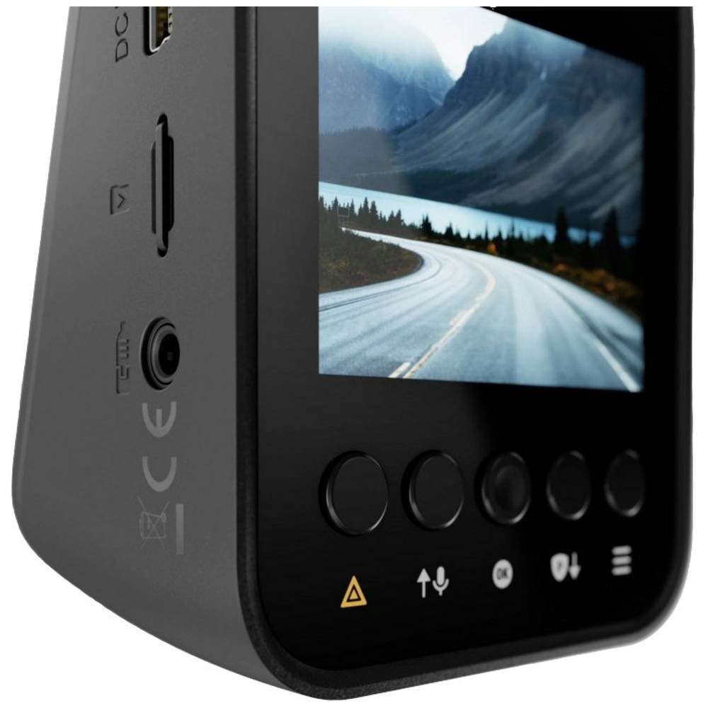 GPS Kamera im Schleifenaufzeichnung) Video, Auto (Datenanzeige TrueCam G-Sensor, 4K Dashcam WDR,