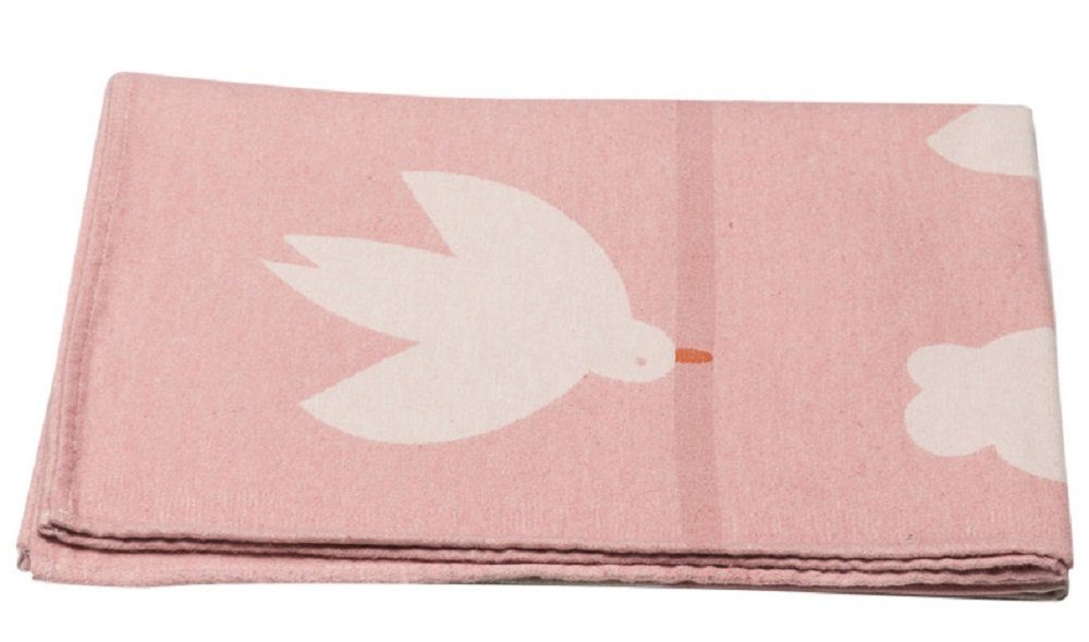 Kinderdecke Lima 'Tauben' 100 x 140 cm, DAVID FUSSENEGGER