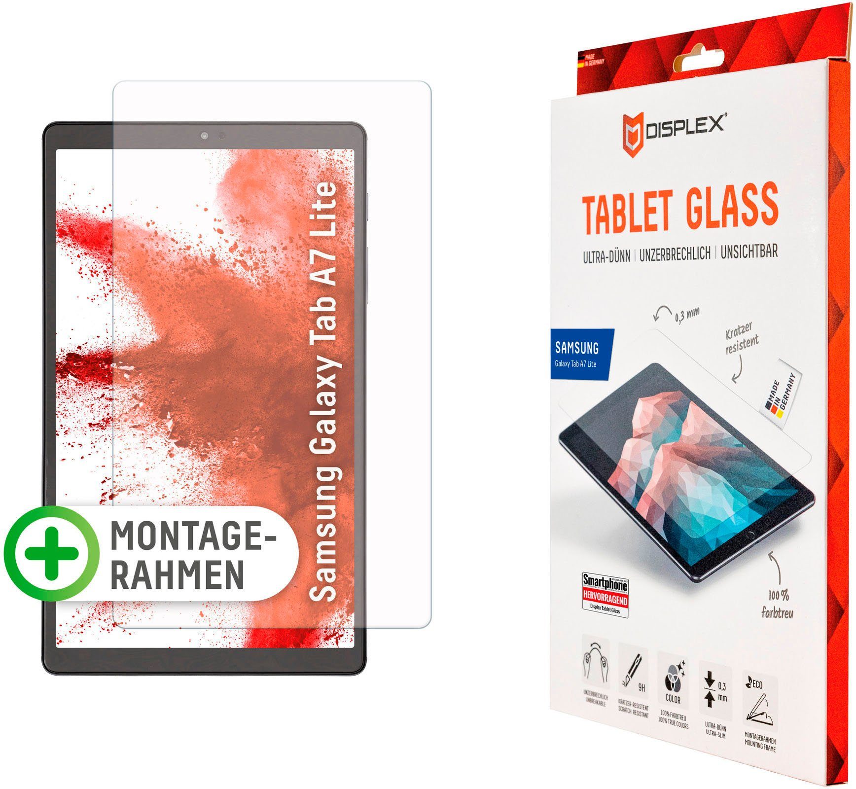 Displex Tablet Glass Samsung Galaxy Tab A7 Lite für Samsung Galaxy Tab A7 Lite, Displayschutzfolie