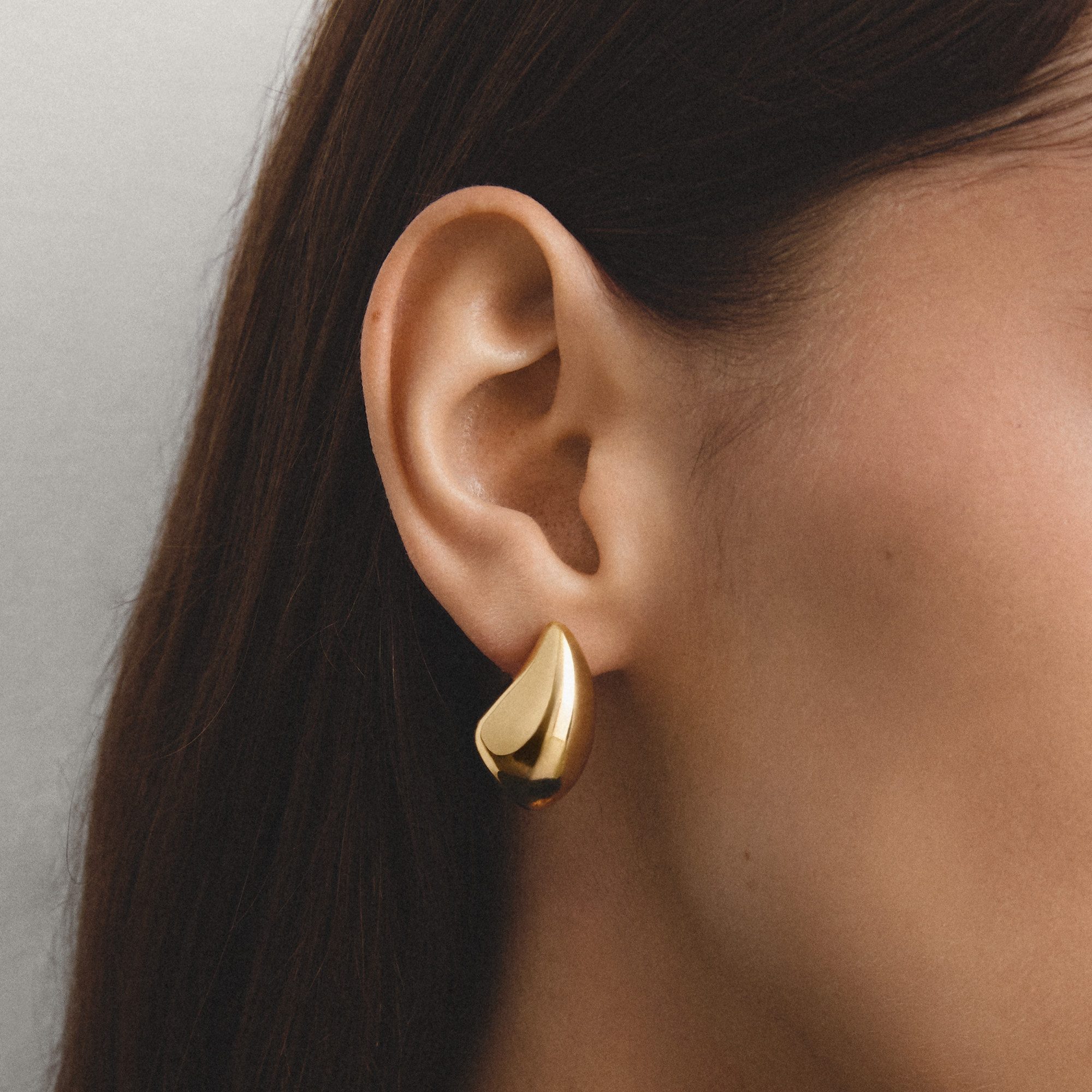 THOMAS SABO Paar Ohrstecker Große Tropfenohrringe gelbgoldfarben