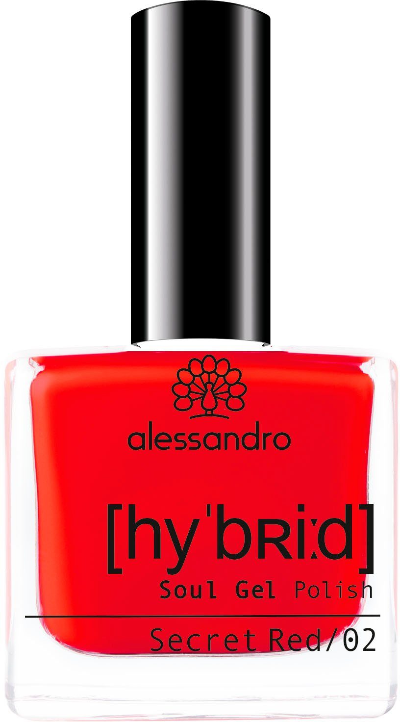 international Nagellack alessandro Lack Hybrid Secret Red