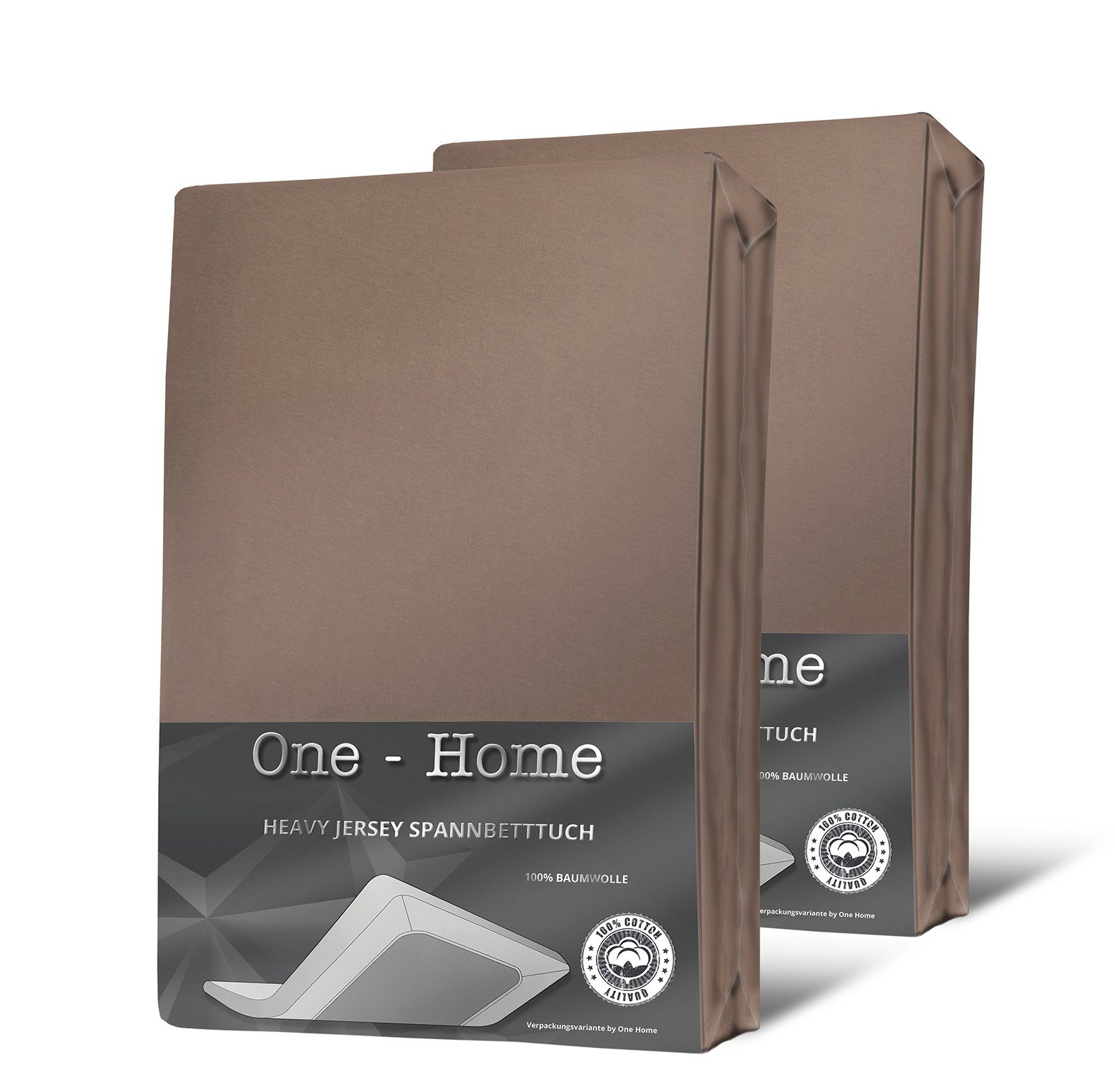 One Home Spannbettlaken Heavy, Jersey, Gummizug: günstig online kaufen