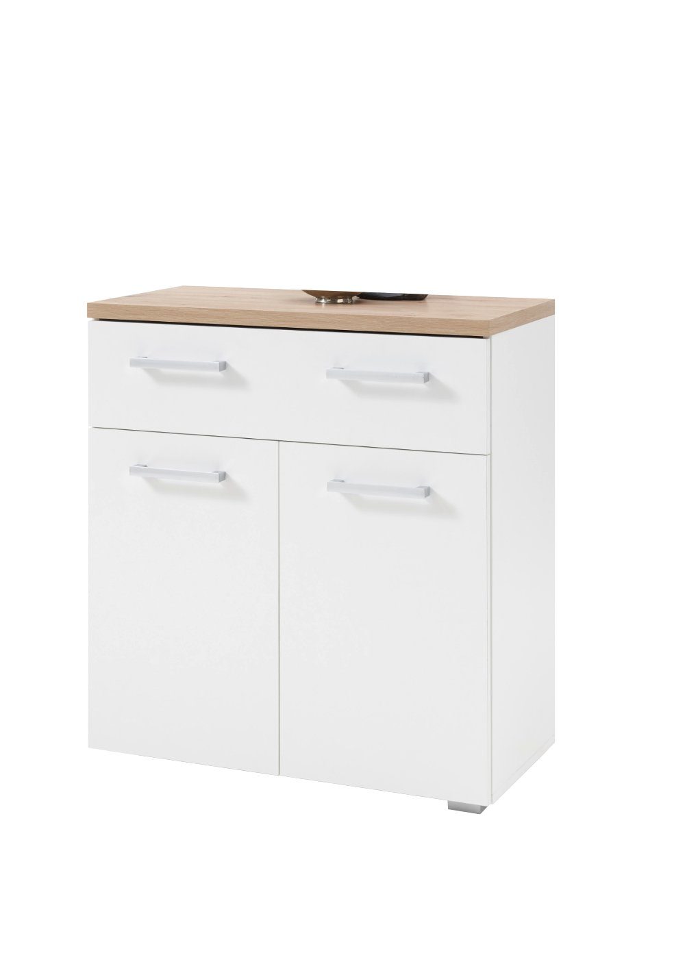 Flur Garderobe Mailand 5-tlg. - Garderobenset In Eiche/Weiß