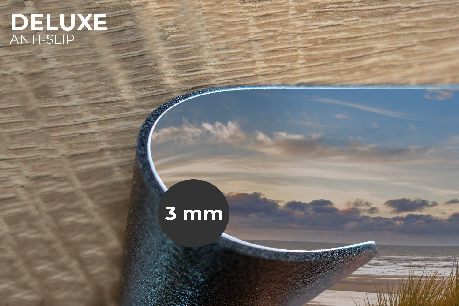 MuchoWow Platzset Strand - Düne - Gras - Sonnenuntergang - Meer, (6-St), Pl günstig online kaufen