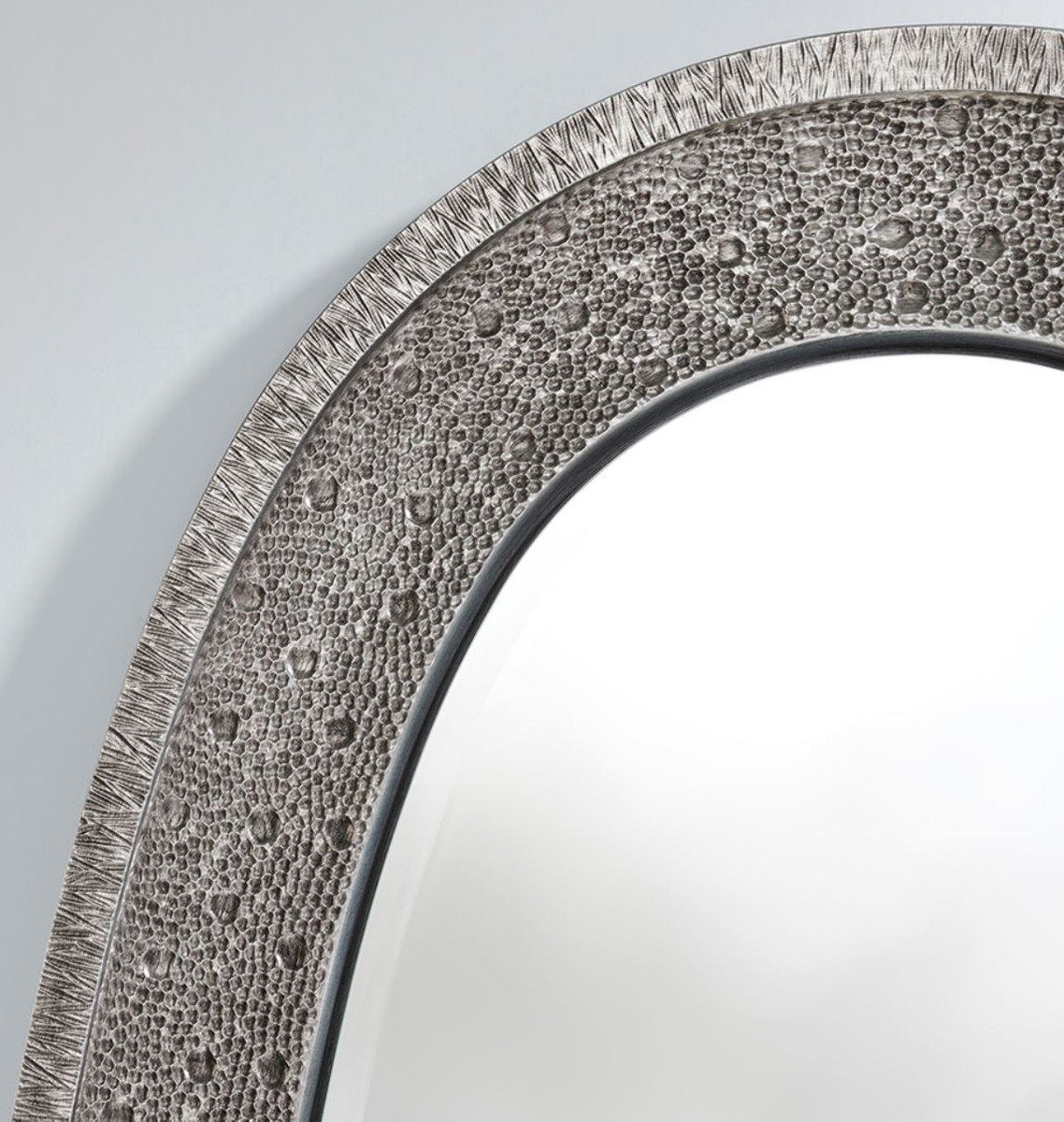 Ovaler 5 - Accessoires Spiegel Luxus Padrino Spiegel - 170 - Garderoben Casa H. Spiegel - Luxus Silber x 89 Eleganter Wandspiegel Deko Spiegel cm Wohnzimmer x