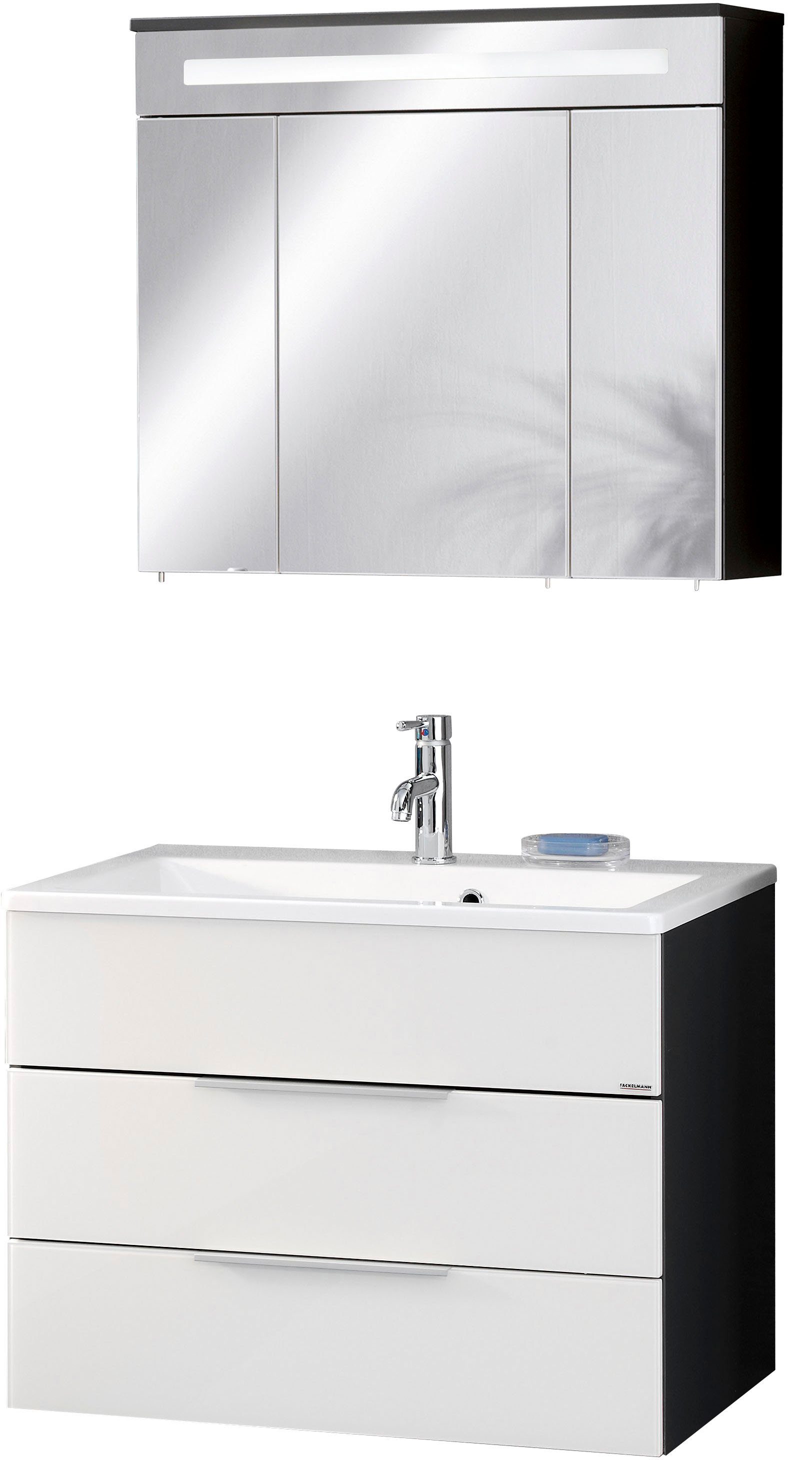 FACKELMANN Waschtisch Waschplatz-Set KARA, 3-teilig