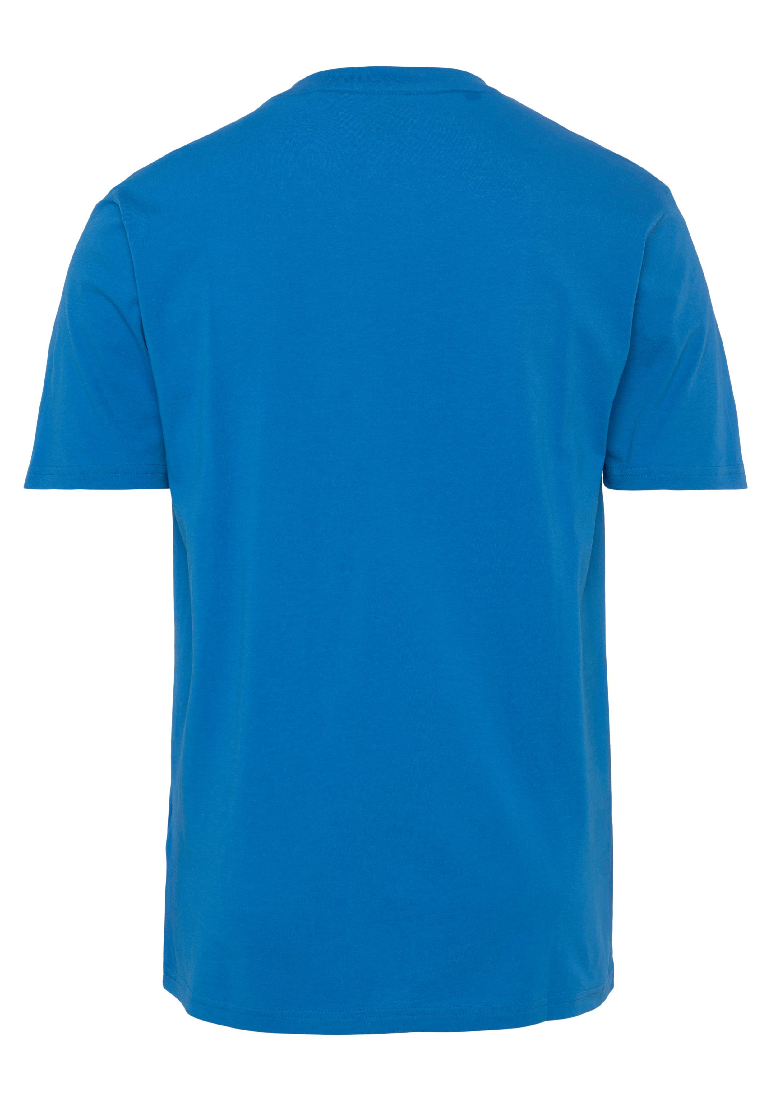 ORANGE 1 mit (1-tlg) Kurzarmshirt Logoschriftzug-Frontprint BOSS open_blue465 Thinking