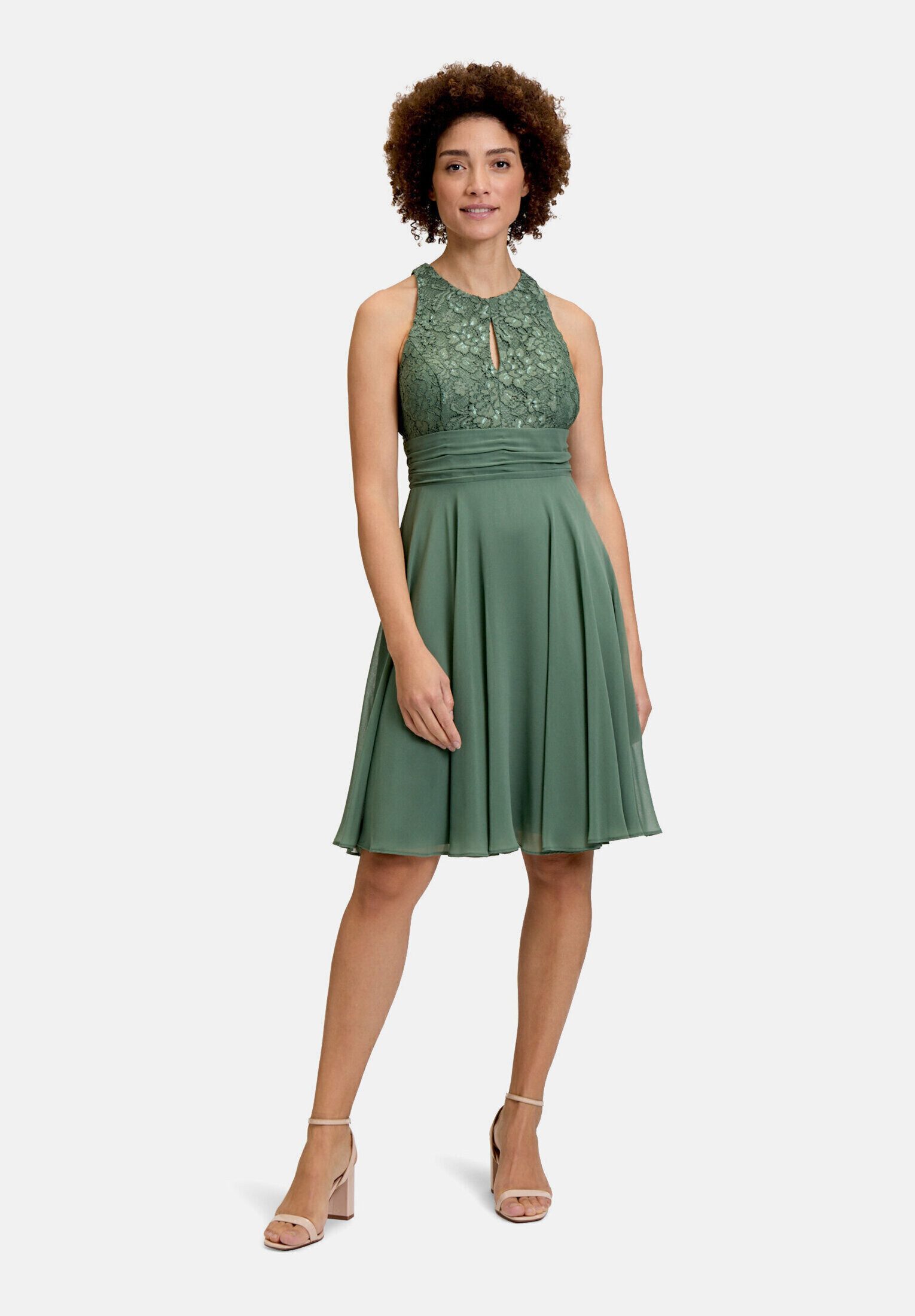 Vera Mont Abendkleid Damen mit Spitze Spitze