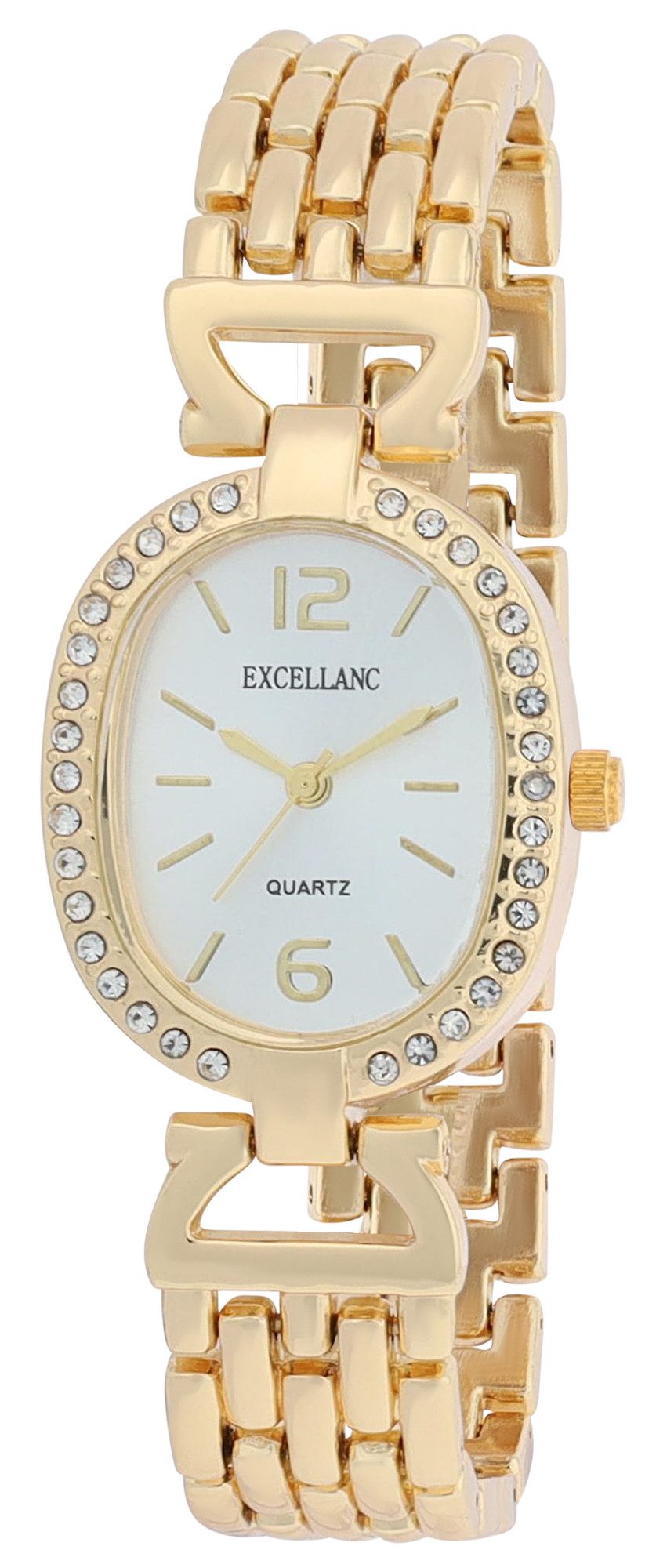 EXCELLANC Quarzuhr 1800276 Metallarmband, Oval, feminin, klassisch günstig online kaufen