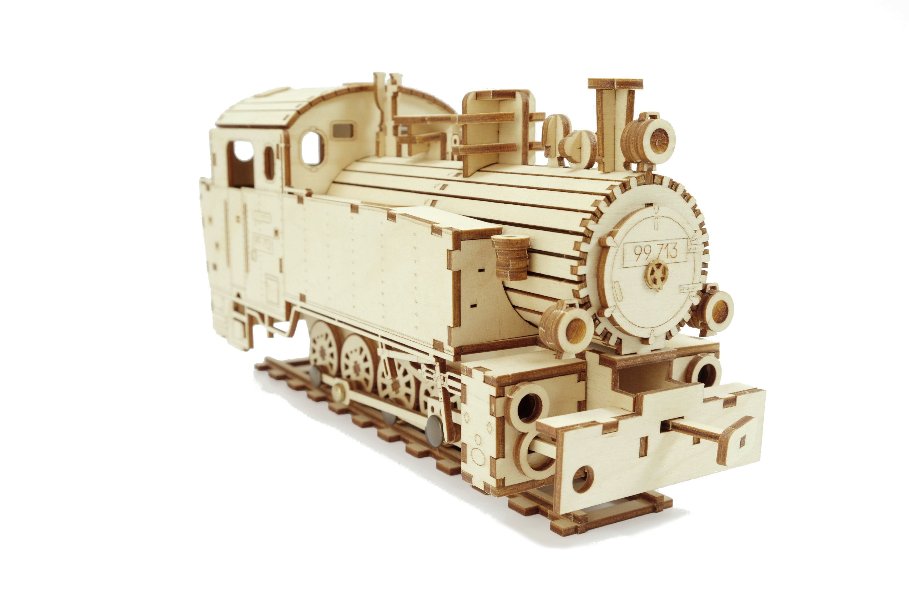 DeColibri Modellbausatz Modelleisenbahn Bausatz Männer Erwachsene Lokomotive 1:32, Maßstab 01:32, (Modellbausatz, 200-tlg), Made in Germany