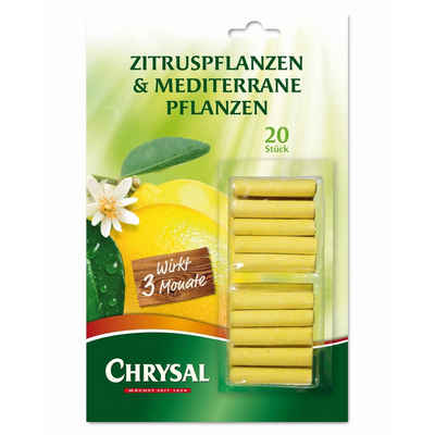 Chrysal Pflanzendünger Zitrus- & Mediterrane Pflanzen Düngestäbchen - 20 Stück