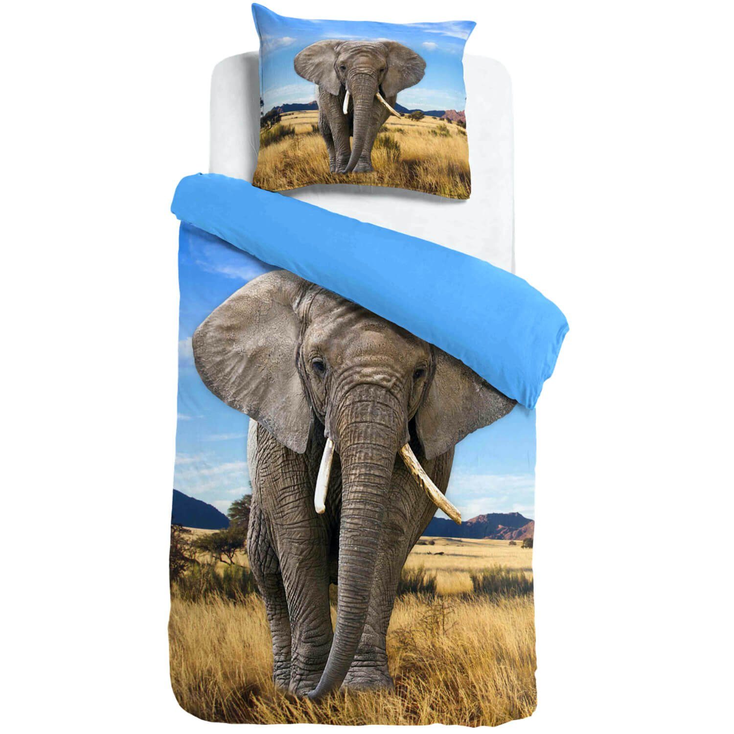 Bettwäsche »Elefant«, ESPiCO, Wildnis, Afrika, Safari online kaufen | OTTO
