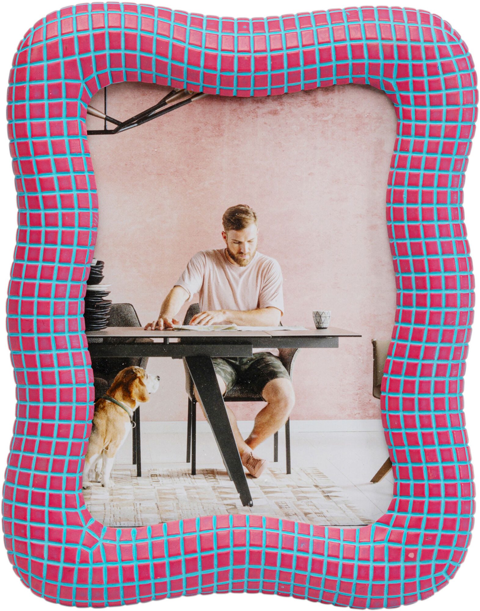 Kare Design Bilderrahmen Bilderrahmen Wavy Pink günstig online kaufen