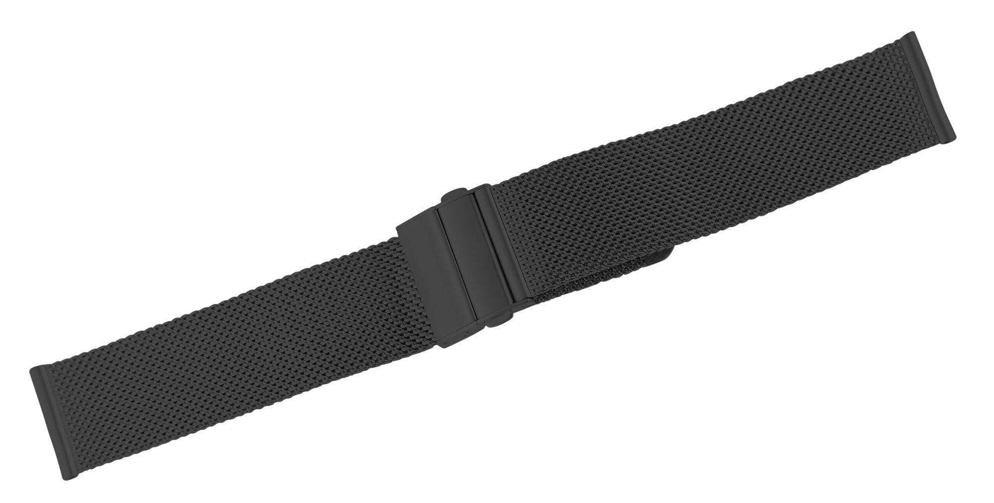 Engelhardt Uhrenarmband 8100167 Edelstahl, mit Faltschließe, schwarz, 14 - günstig online kaufen