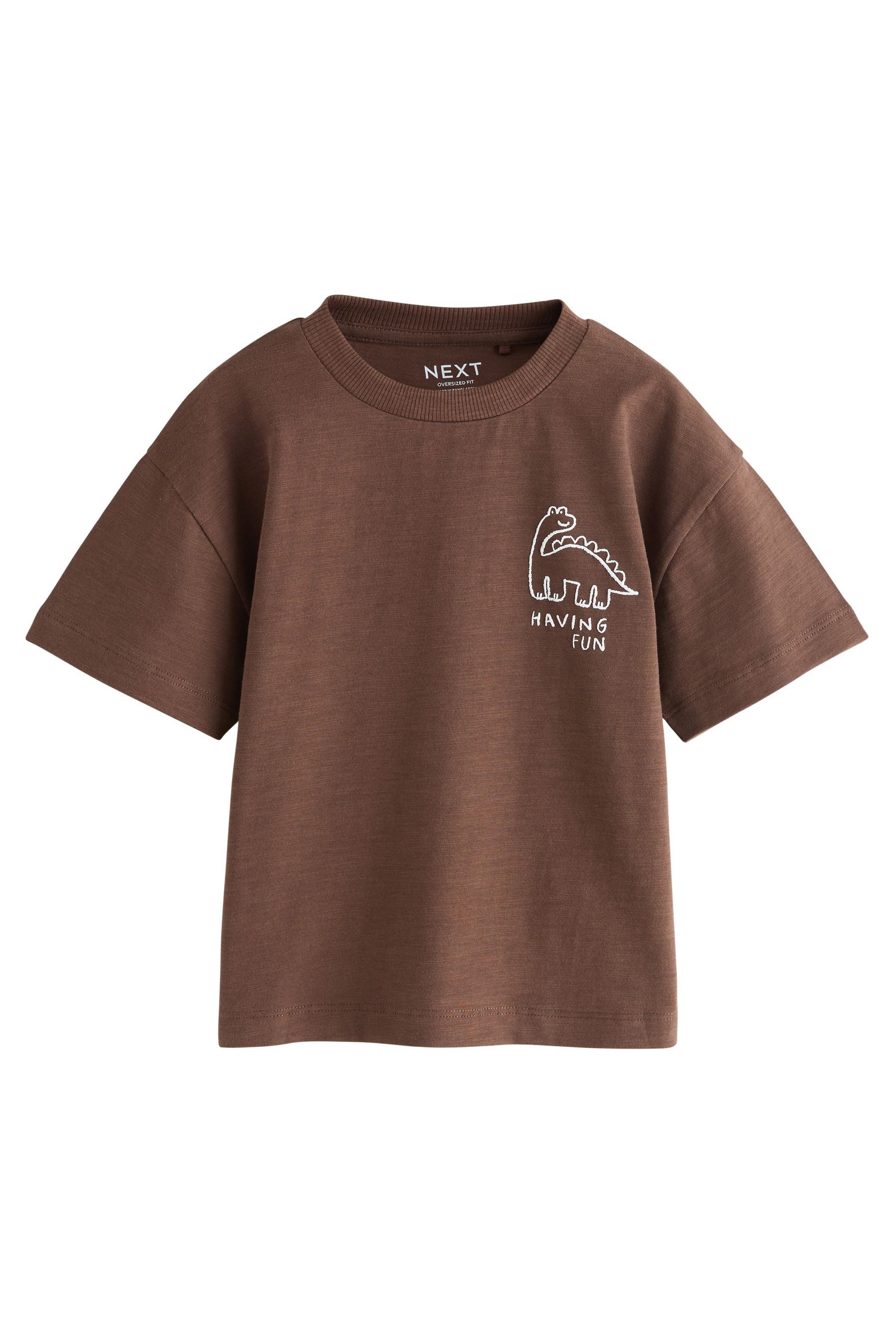 Next T-Shirt Kurzarm-T-Shirt mit Rücken-Print (1-tlg)