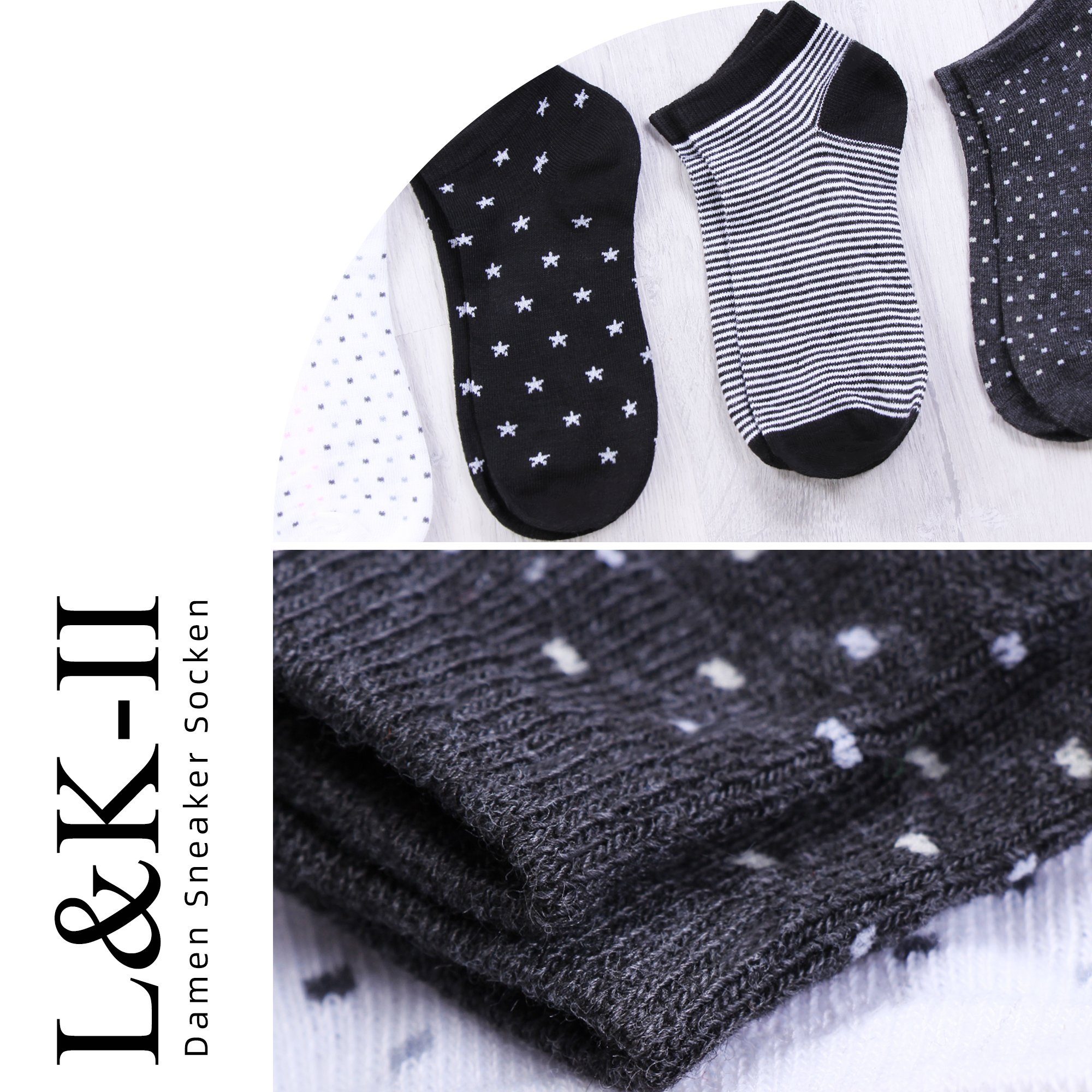 Libella Sneakersocken 92281 (12er-Pack) Sneaker Socken uni Farbe