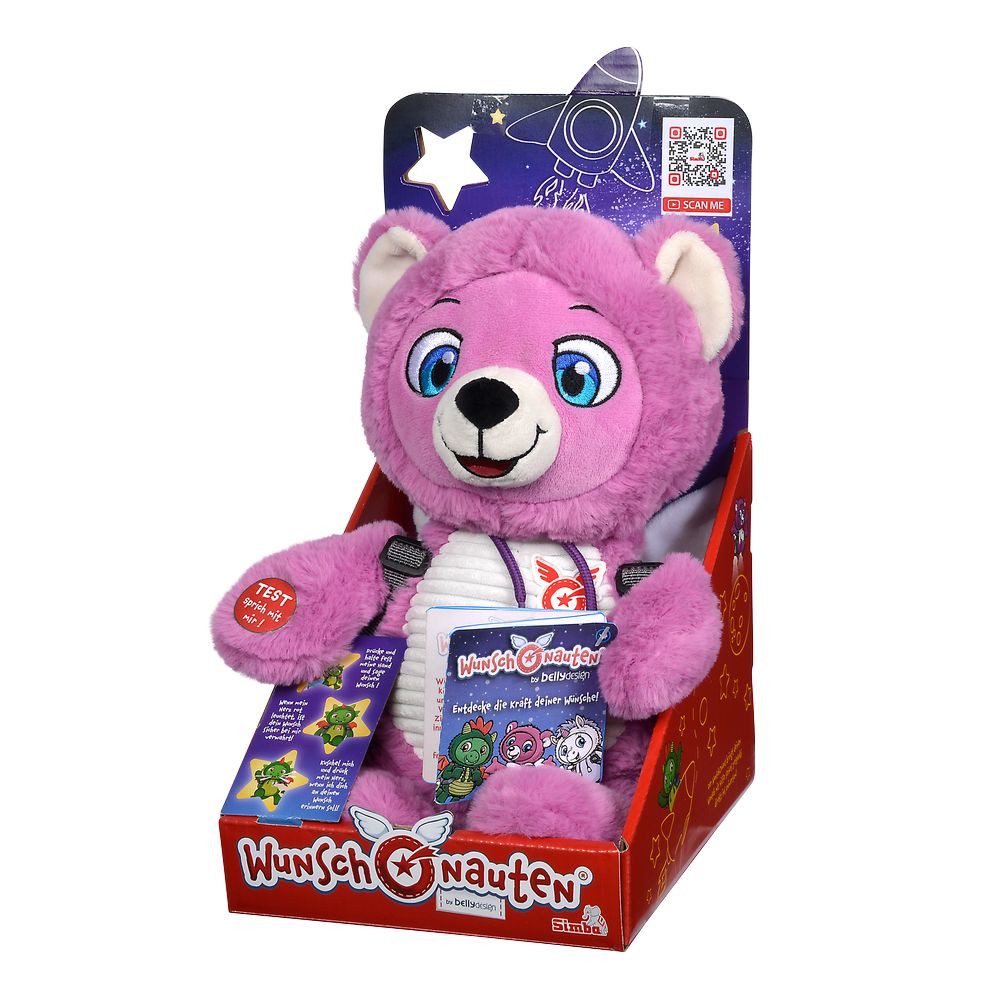 Simba Dickie Plüschfigur Plüsch WunschOnauten Billy der Bär 30cm