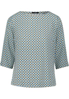 Zero Klassische Bluse Viskose mit Print Plain/ohne Details