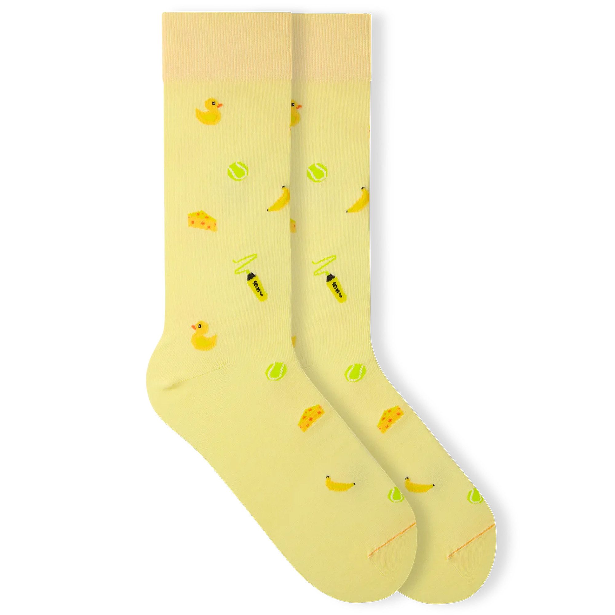 von Jungfeld Socken SIGNATURE ICONS Baumwoll-Mischung 35-46 Unisex (1-Paar, 1 Paar) Lange Anzugsocken, Gemusterte Motivsocken aus Bio-Baumwolle