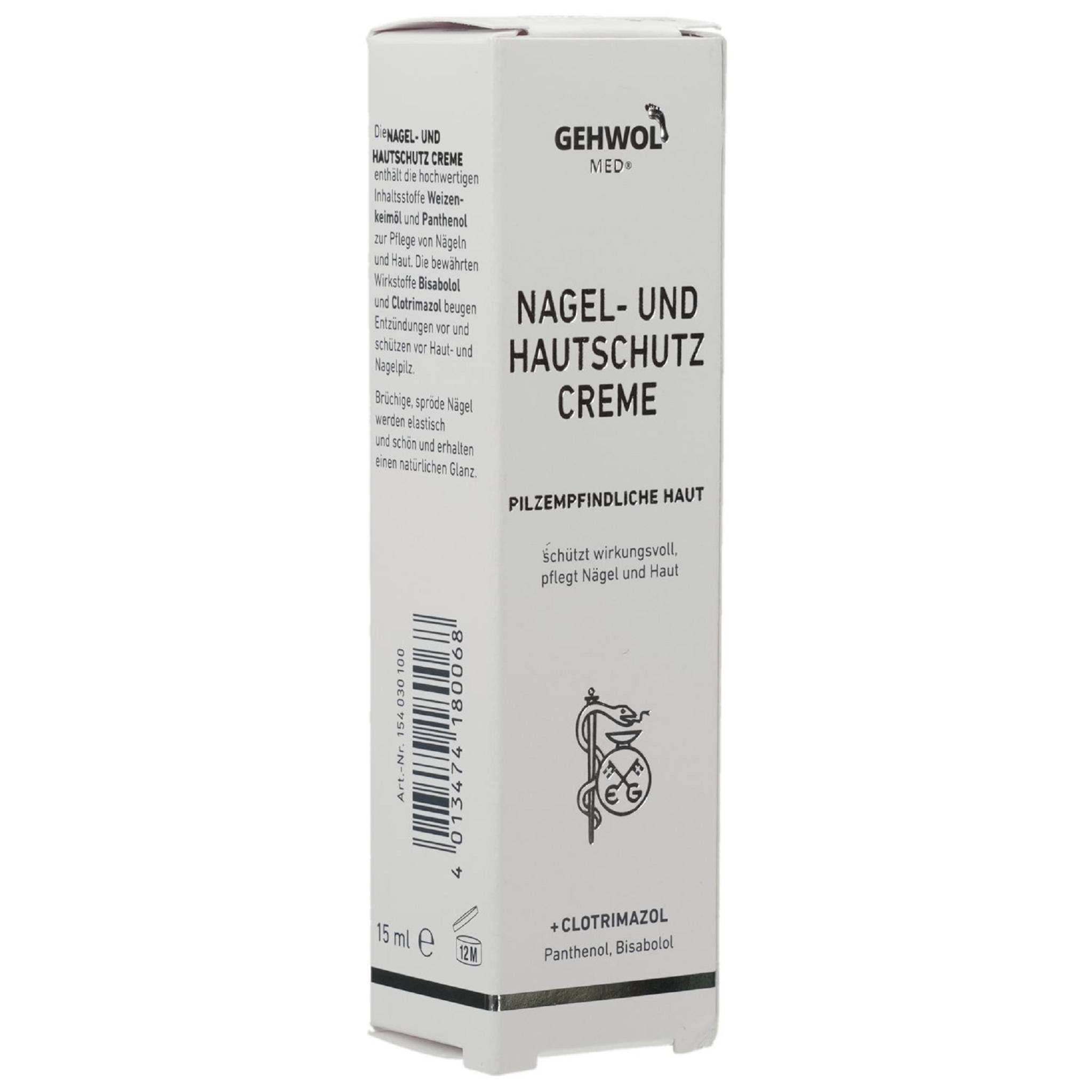 Gehwol Fußcreme GEHWOL MED Nagel- und Hautschutzcreme 15ml