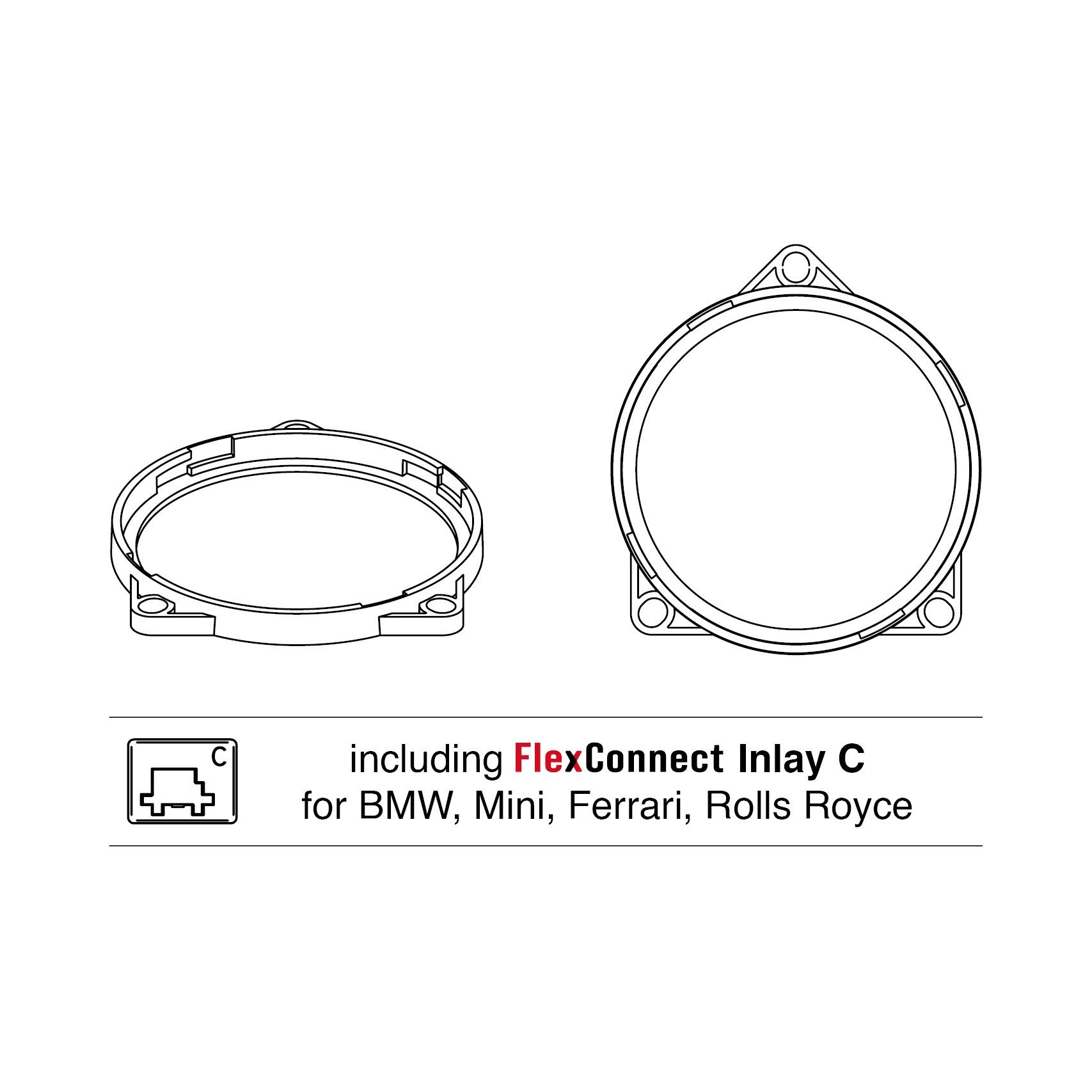 Helix Helix CFMK100 BMW.1 Lautsprecherringe Auto-Lautsprecher