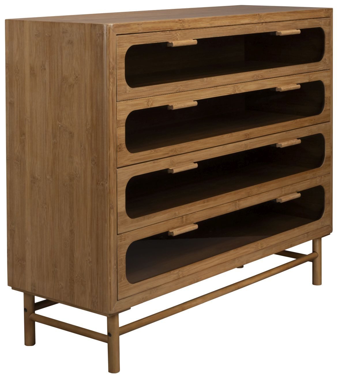 Dutchbone Schubkastenkommode Schubkastenkommode CAROUN aus carbonisiertem Bambus von DutchBone