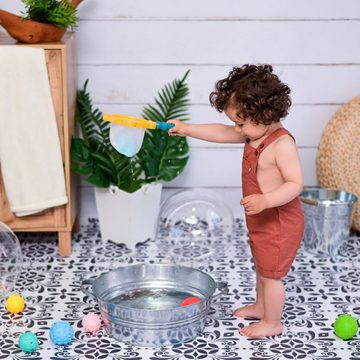 Lorelli Badespielzeug Wasserspielzeug Ocean 6-teilig, Badespielzeug, 1 Netz, 5 Tierfiguren