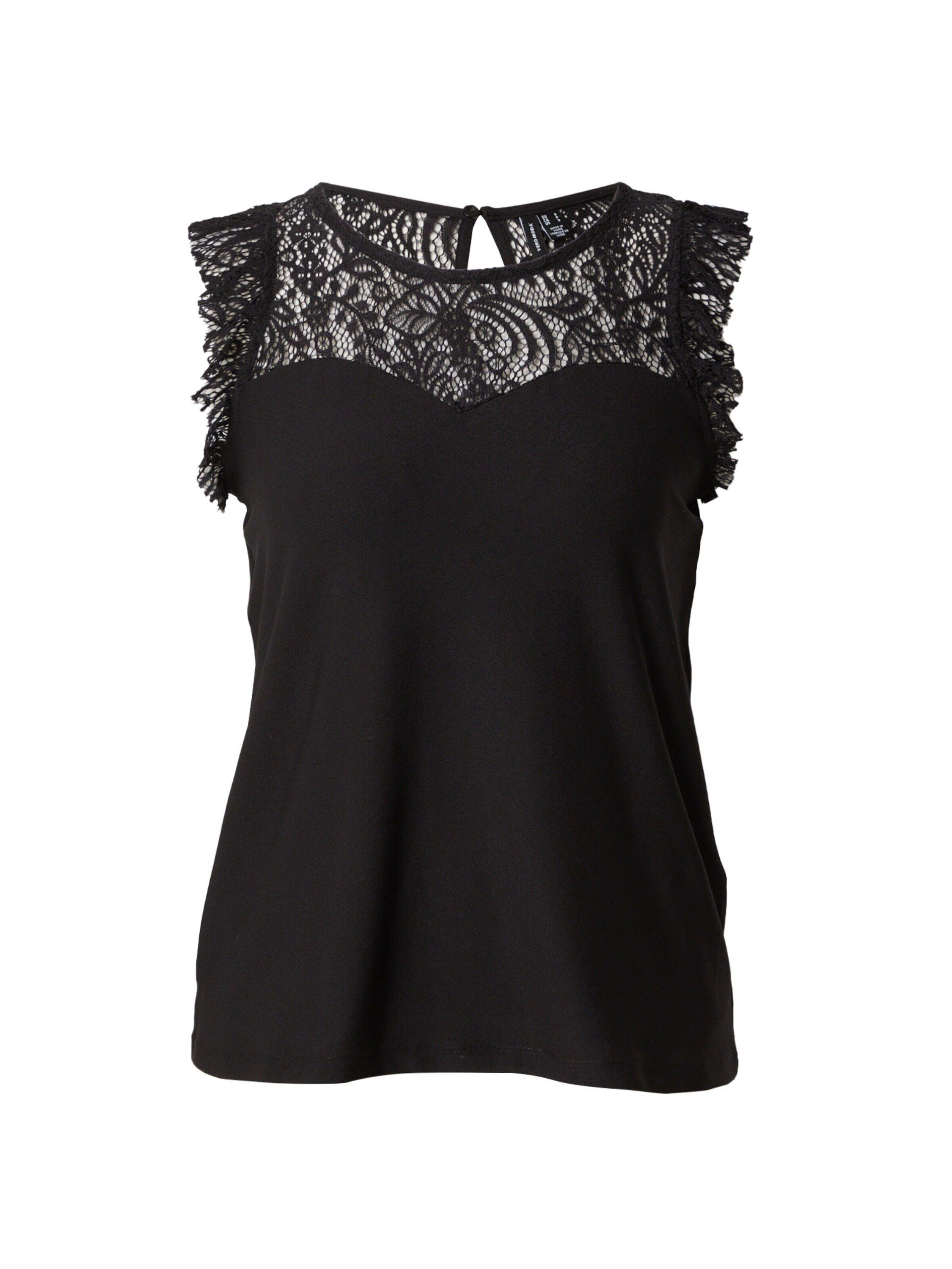 Vero Moda Kurzarmbluse MILLA (1-tlg) Spitze günstig online kaufen