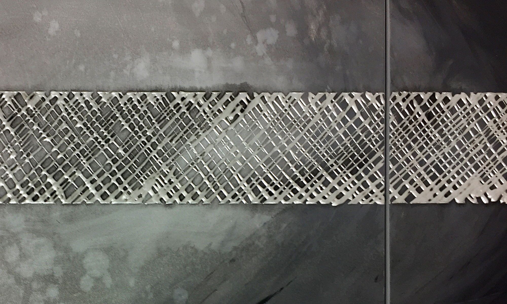 WandbilderXXL XXL-Wandbild Grey Night 210 x 60 cm, Abstraktes Gemälde, handgemaltes Unikat