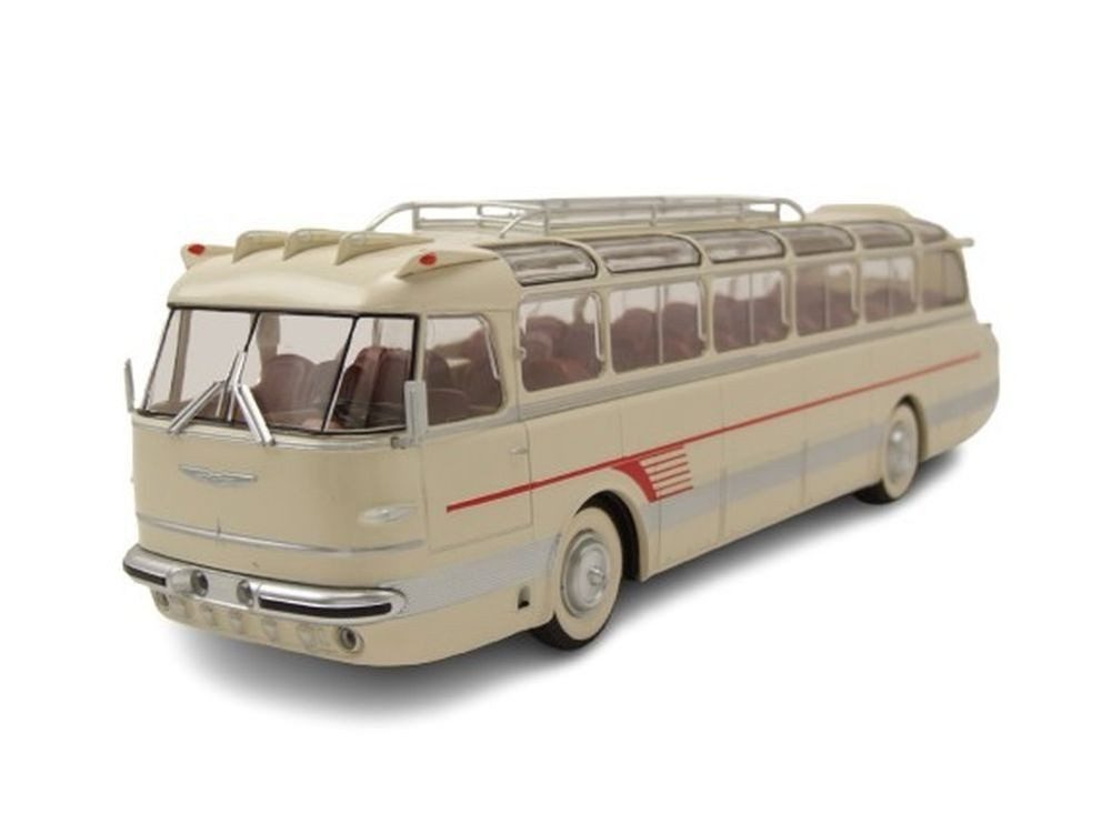 Premium ClassiXXs Modellauto Ikarus 55-53 Bus 1953 weiß rot, Maßstab 1:43