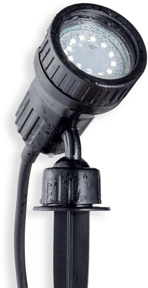 B.K.Licht LED Gartenstrahler, LED Erd-Spieß Gartenleuchte IP44 Wandspot Außen-Leuchte Lampe Terrasse 3W GU10-kaufen