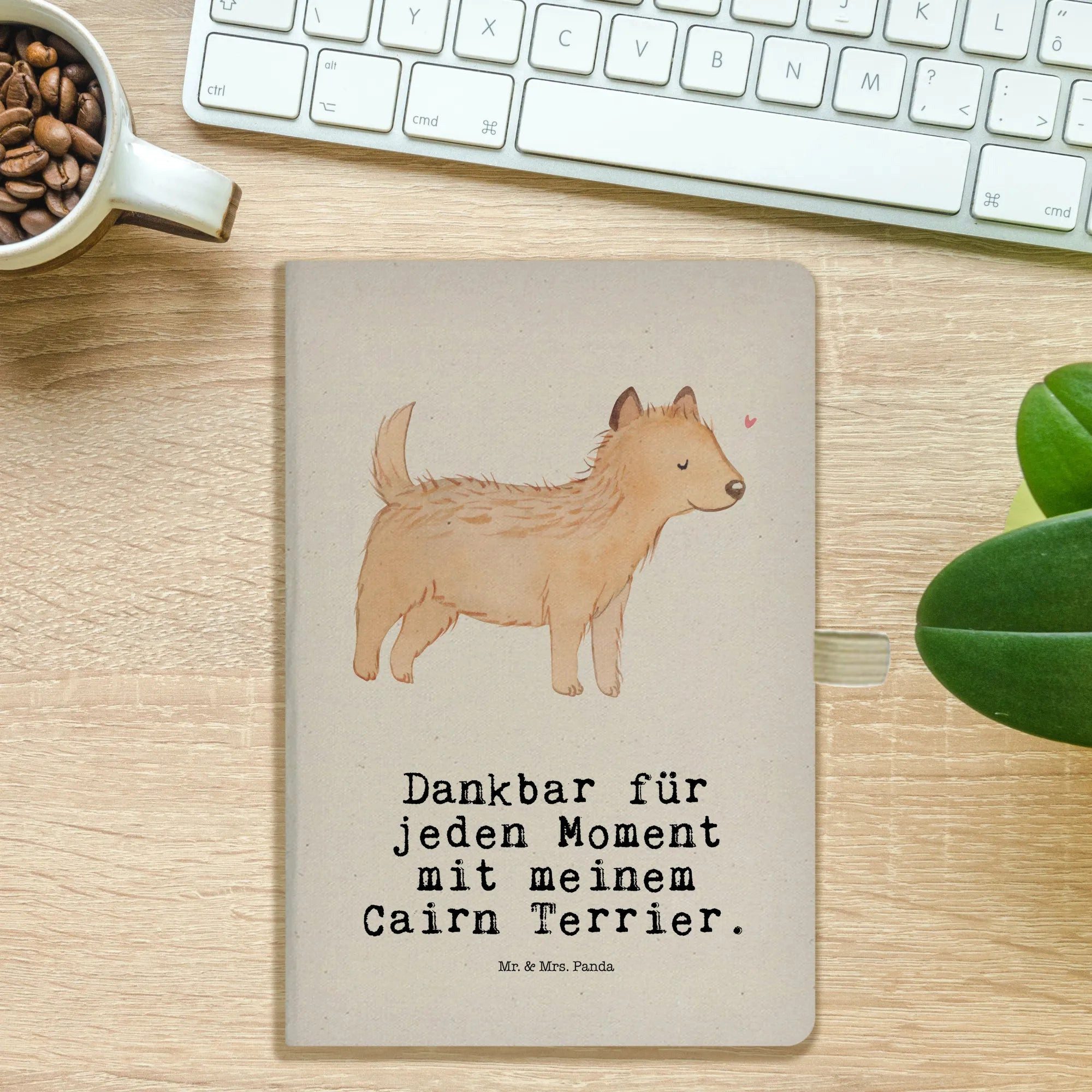 Thumbnail - Mr. & Mrs. Panda Notizbuch Cairn Terrier Moment - Transparent - Geschenk, A5 Heft, Schenken, A5 Mr. & Mrs. Panda, Kreati...