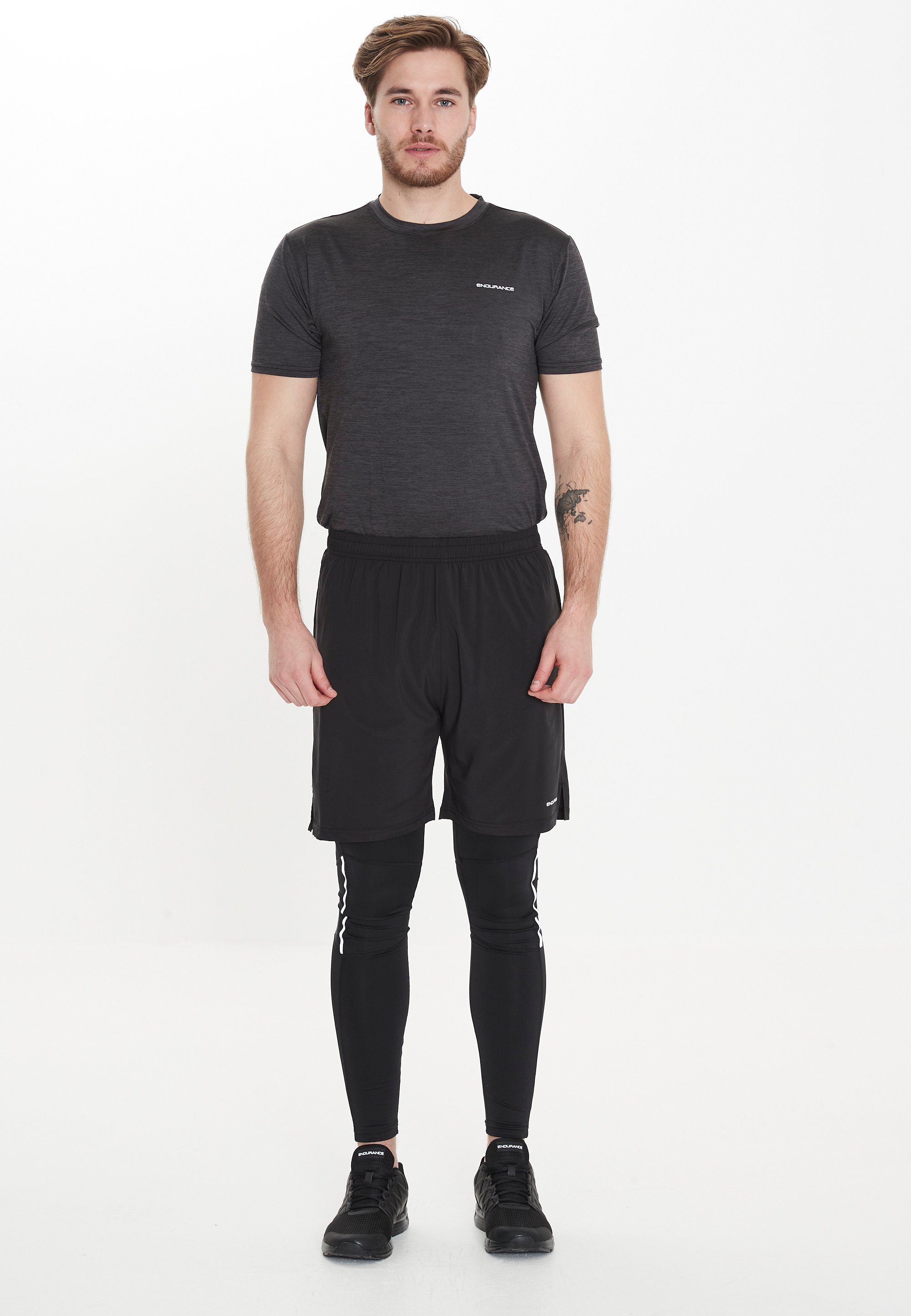 2-in-1 ENDURANCE Shorts mit eingenähter Grosseto Tight