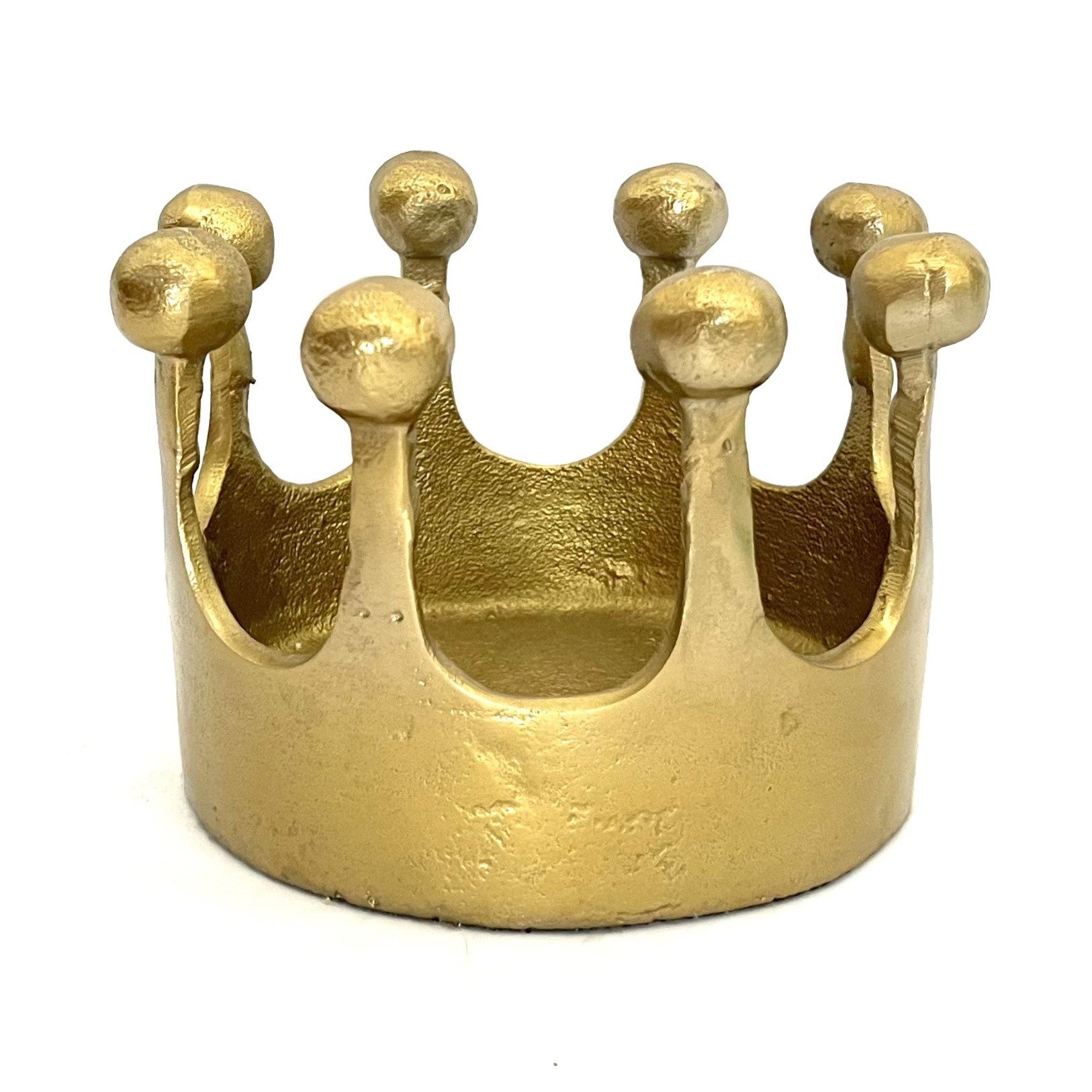 Scheulen GmbH Dekoobjekt Krone Deko Metall Gold Herbst Weihnachten 12 x 16 cm