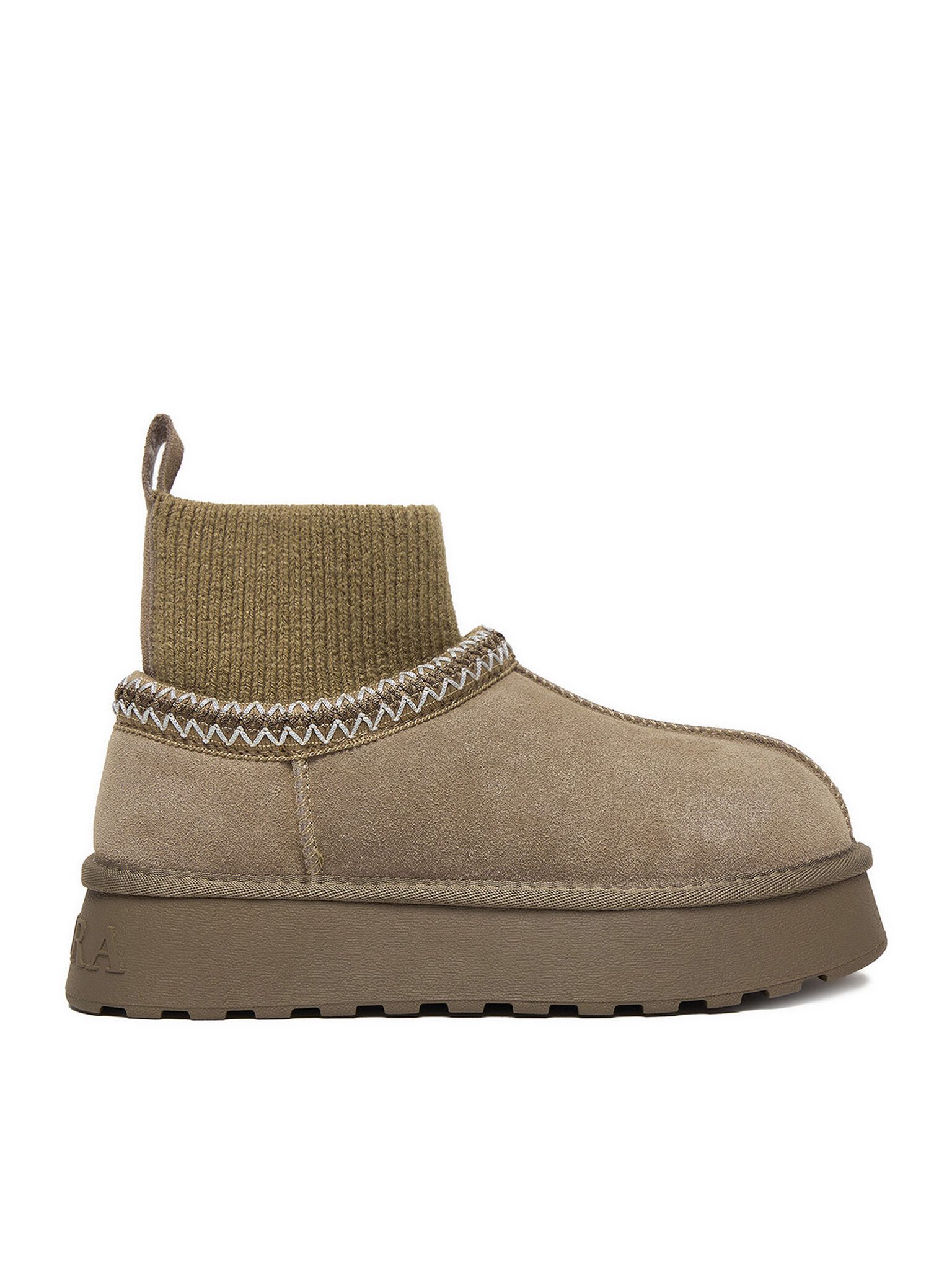 Badura Badura Damen-Schneestiefel Beige Badura-EO-ANDREA-TS6278-01 Grau Winterstiefel
